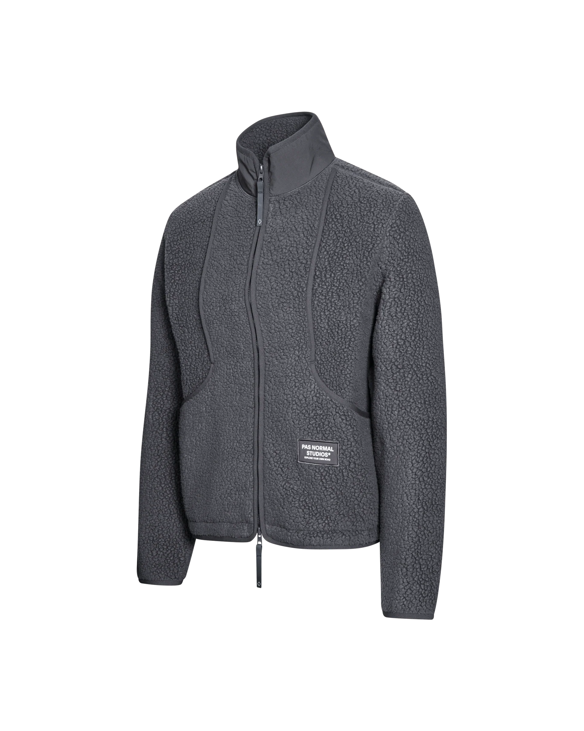 PNS Off-Race Women's Pile Fleece Jacket Steel - Image 7