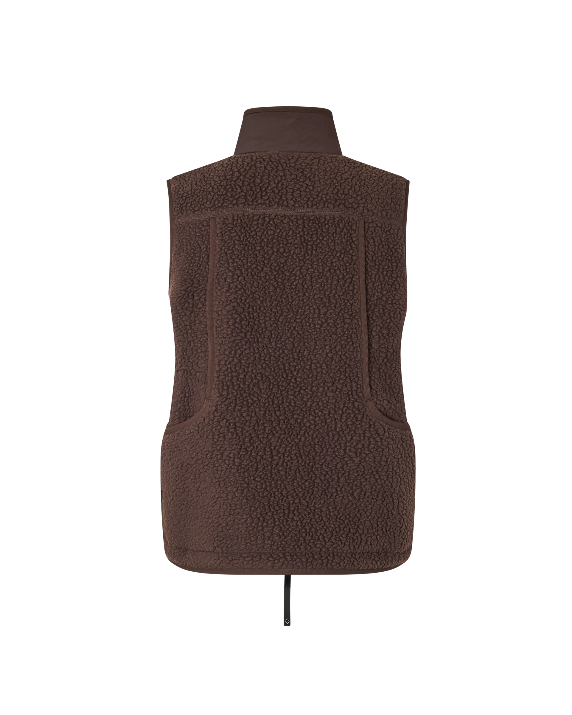 PNS Off-Race Women's Pile Fleece Vest Light Brown - Image 7