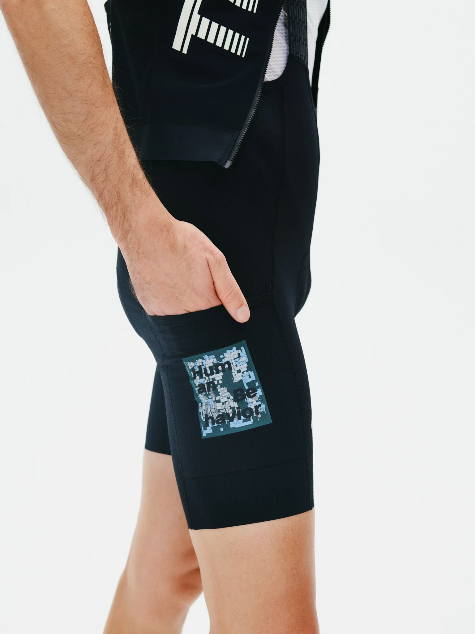 PNS T.K.O. Essential Men's Light Bib Shorts Black - Image 5