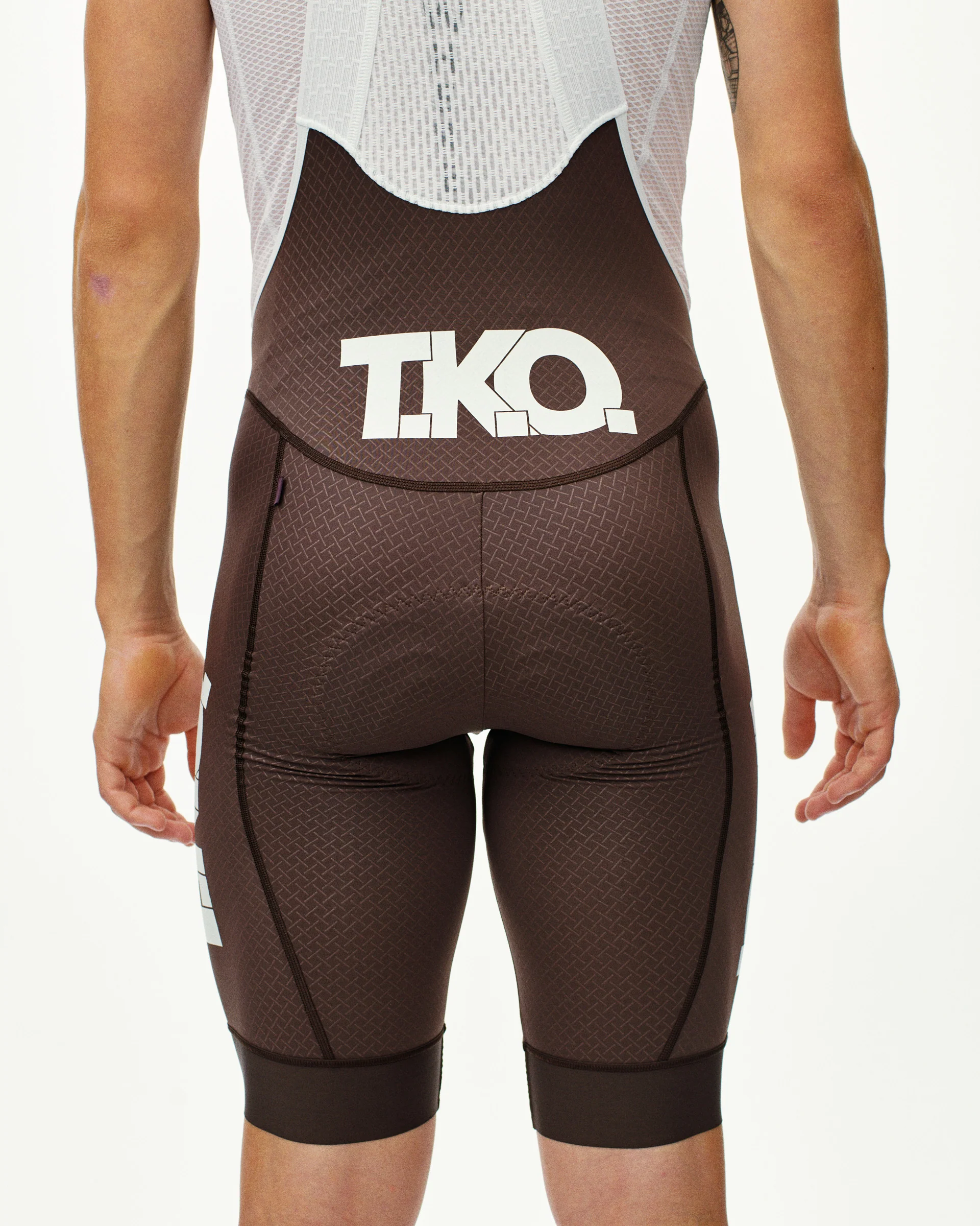 PNS T.K.O. Mechanism Men's Bib Shorts Dark Purple - Image 4