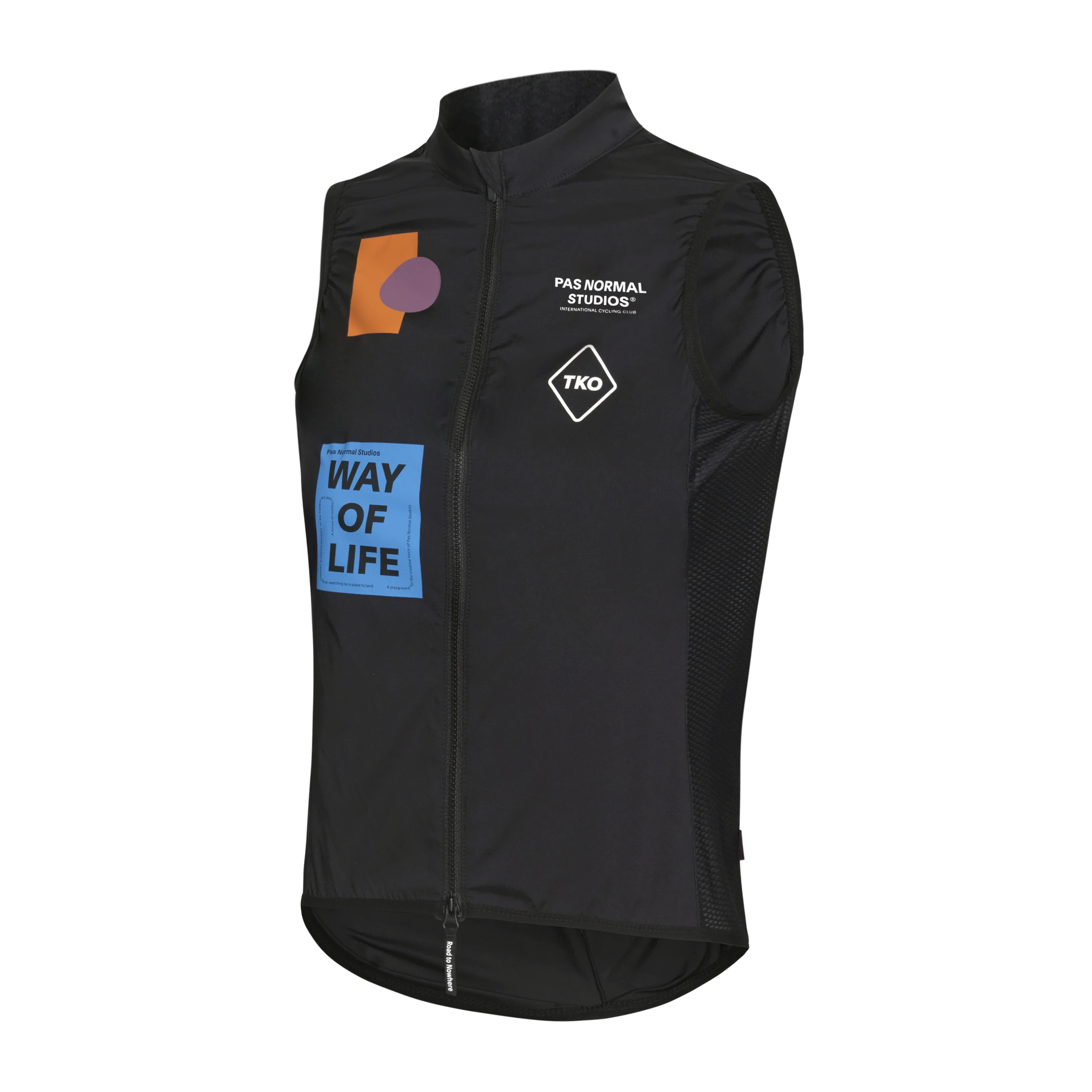 PNS T.K.O. Mechanism Men's Stow Away Gilet Black - Image 3