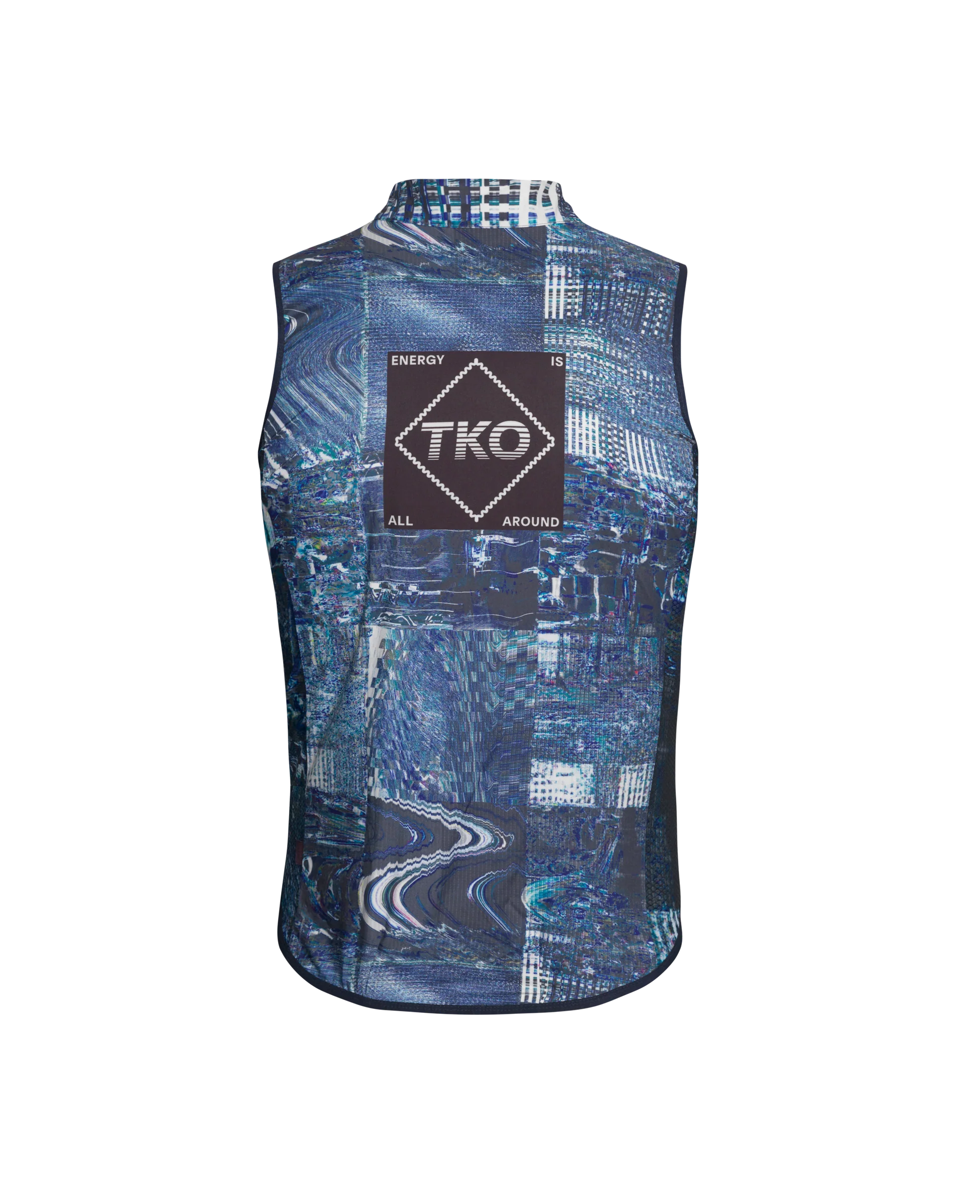 PNS T.K.O. Mechanism Men's Stow Away Gilet Human Error Blue - Image 3