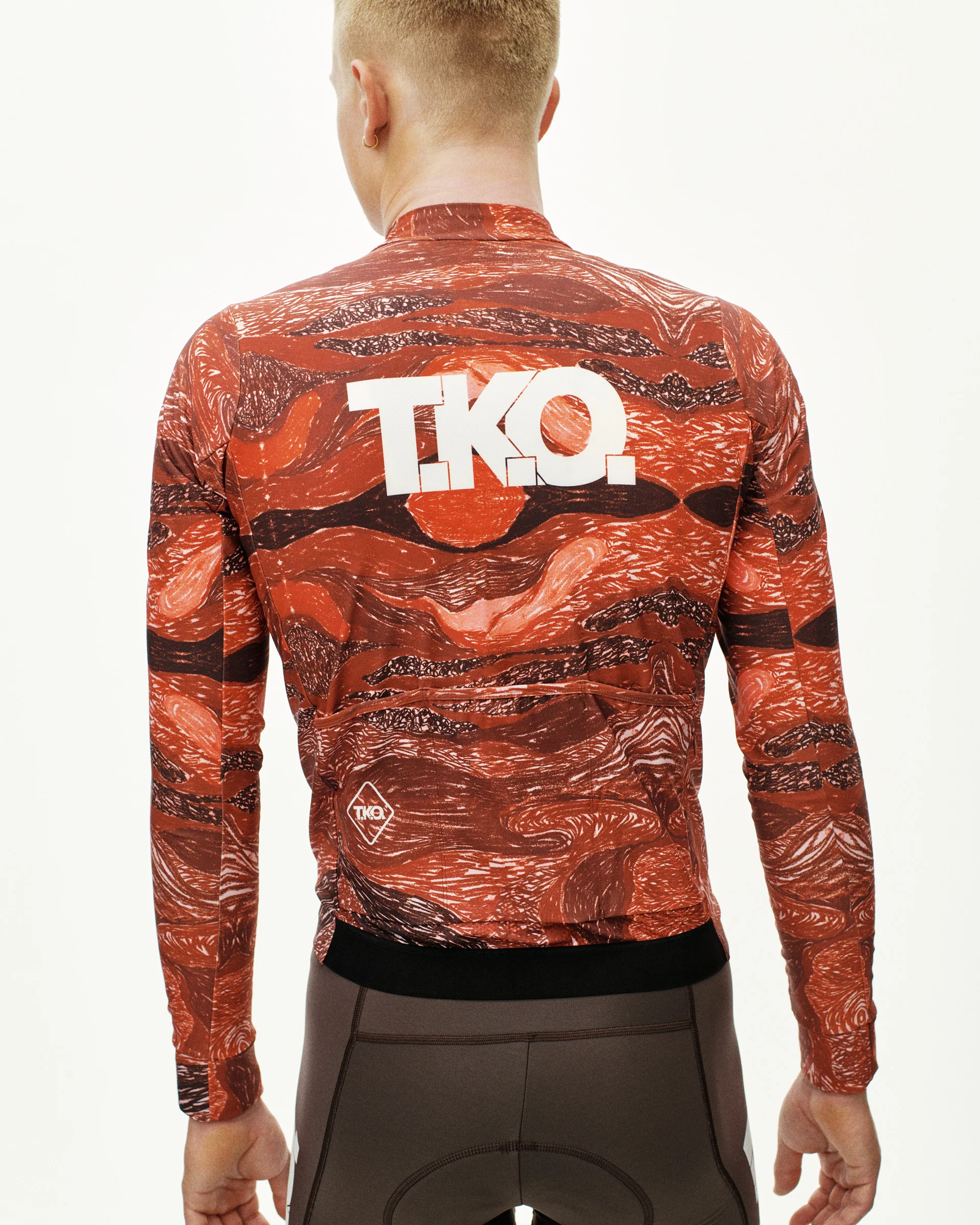 PNS T.K.O. Mechanism Men's Thermal Woven Long Sleeve Jersey T.K.O. Red - Image 4
