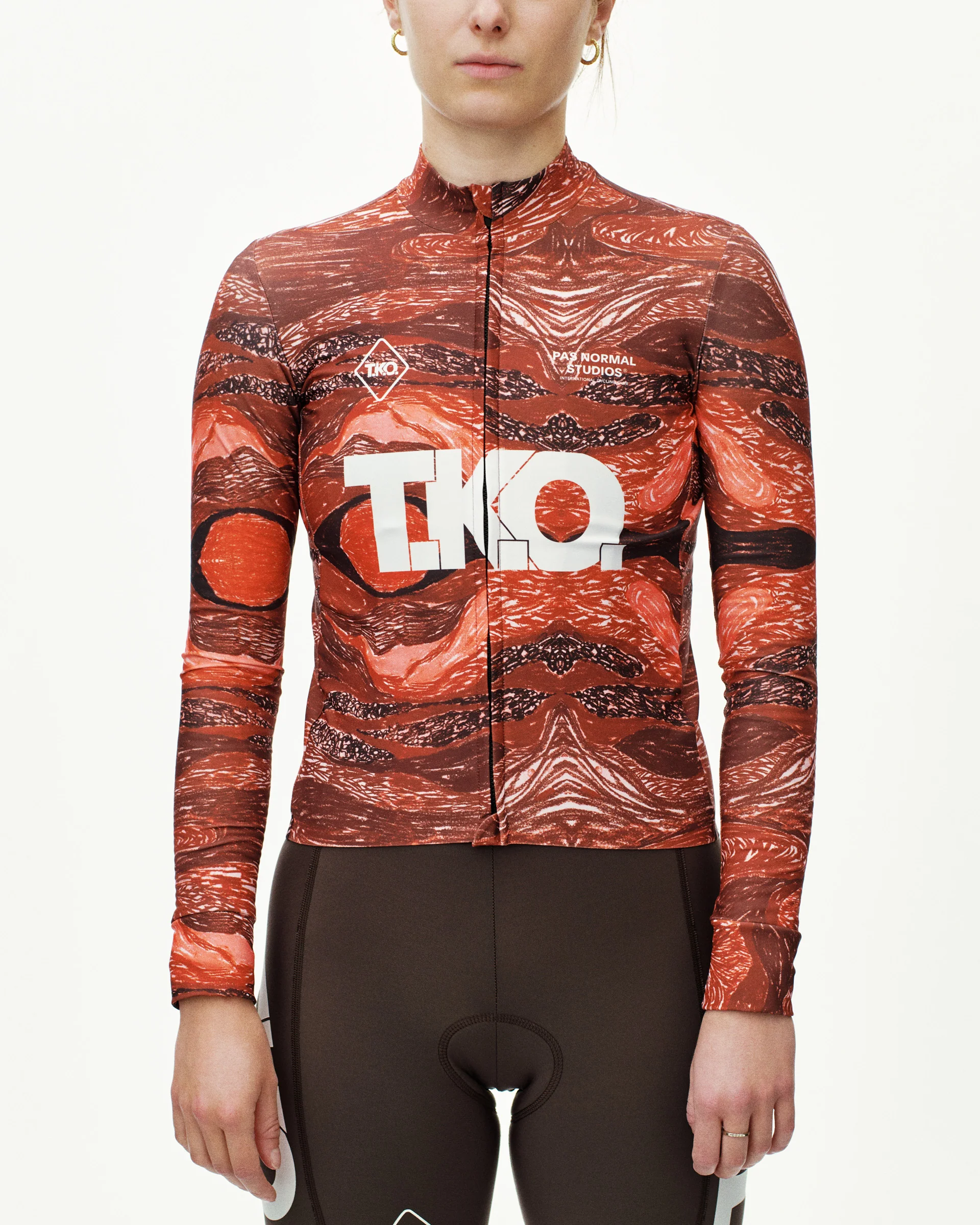 PNS T.K.O. Mechanism Women's Long Sleeve Jersey T.K.O. Red - Image 2