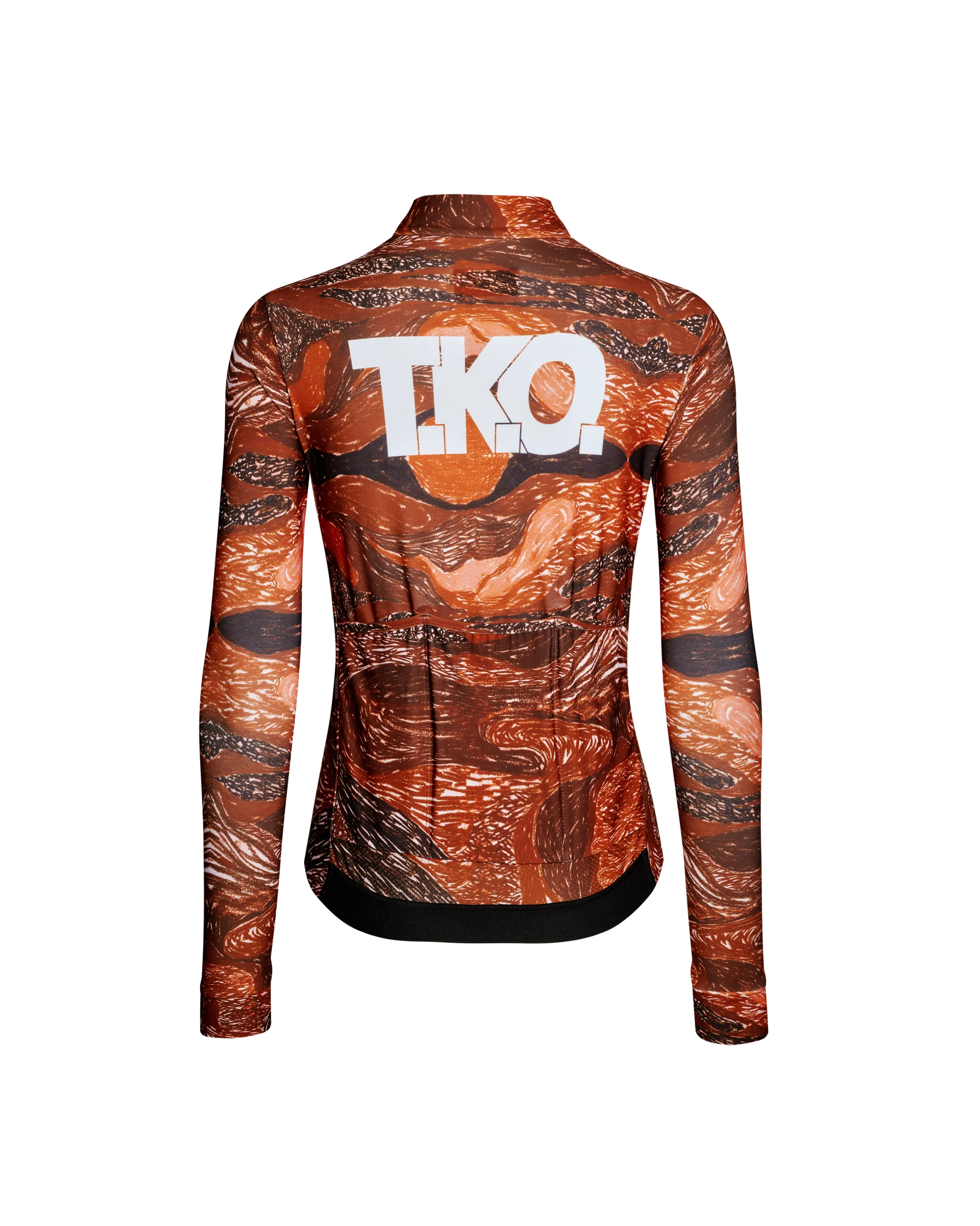 PNS T.K.O. Mechanism Women's Long Sleeve Jersey T.K.O. Red - Image 3