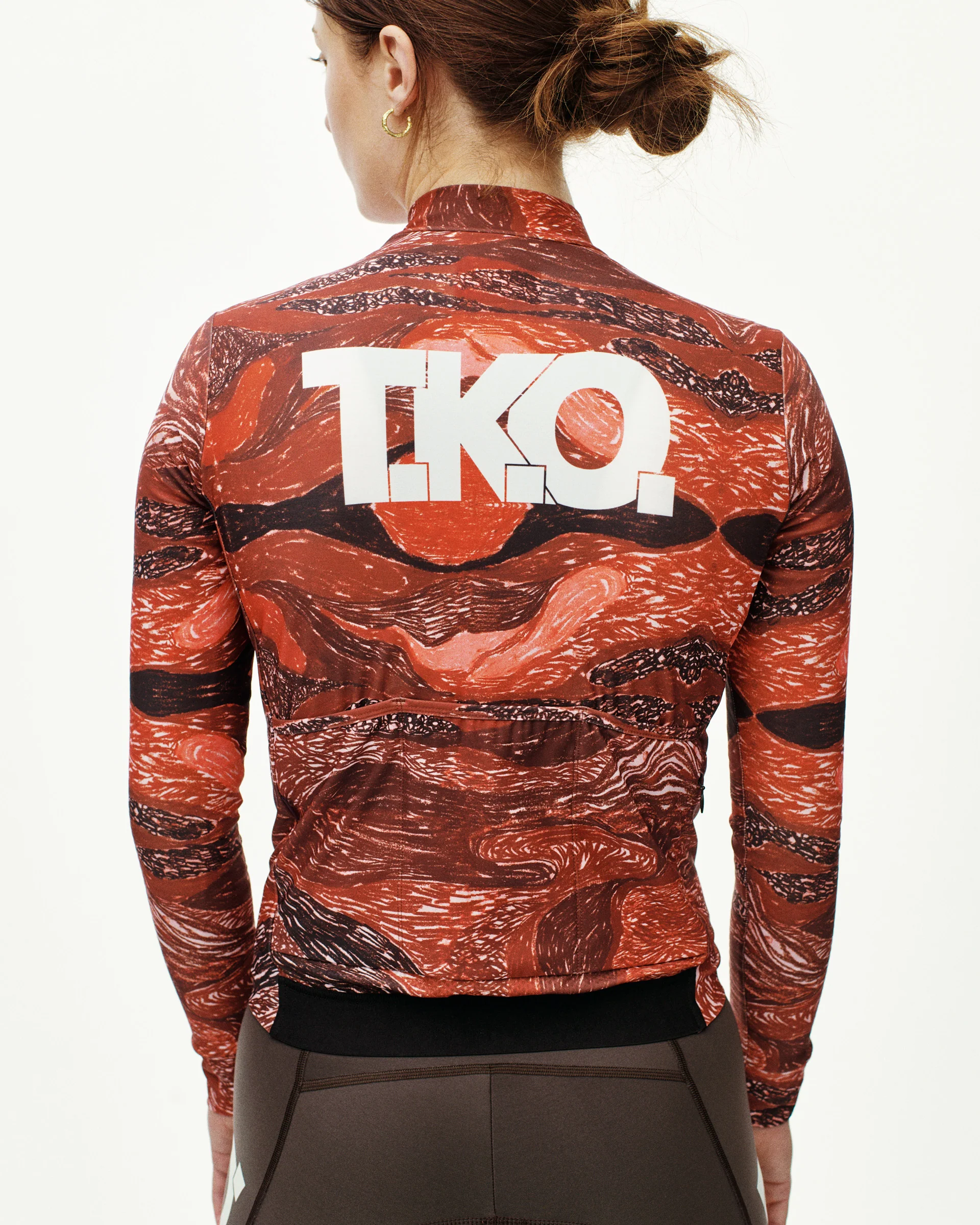 PNS T.K.O. Mechanism Women's Long Sleeve Jersey T.K.O. Red - Image 4