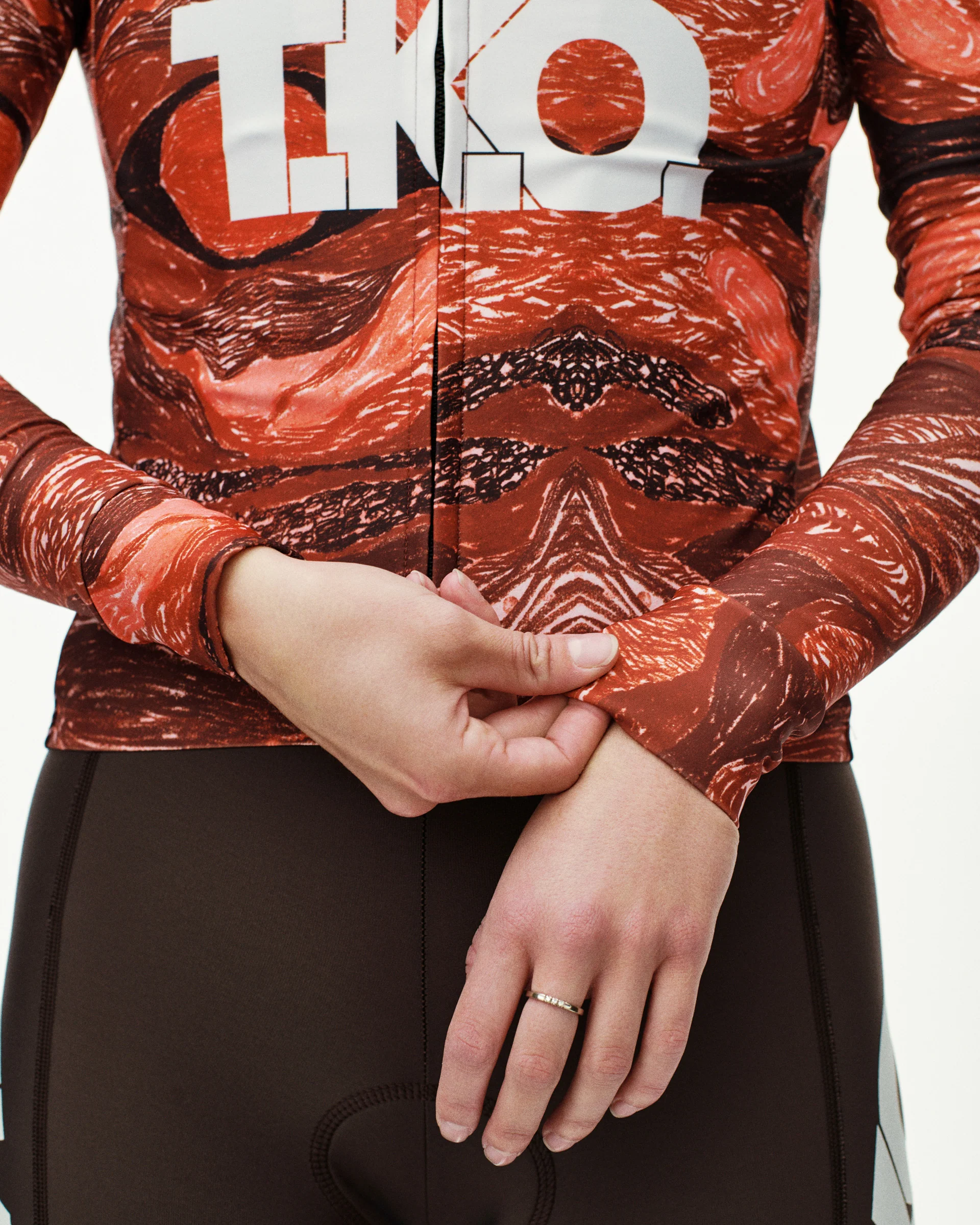 PNS T.K.O. Mechanism Women's Long Sleeve Jersey T.K.O. Red - Image 6