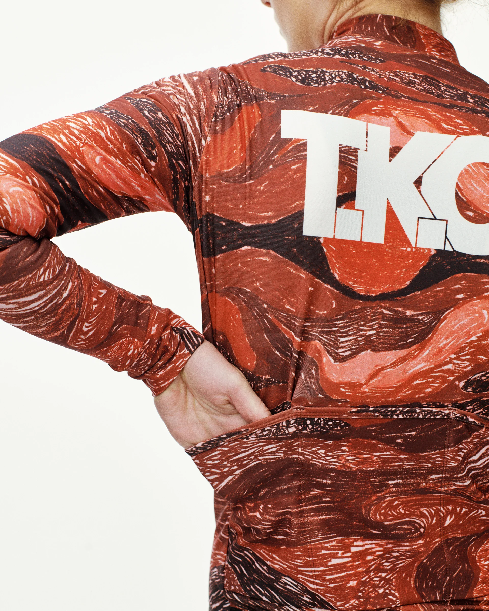 PNS T.K.O. Mechanism Women's Long Sleeve Jersey T.K.O. Red - Image 7