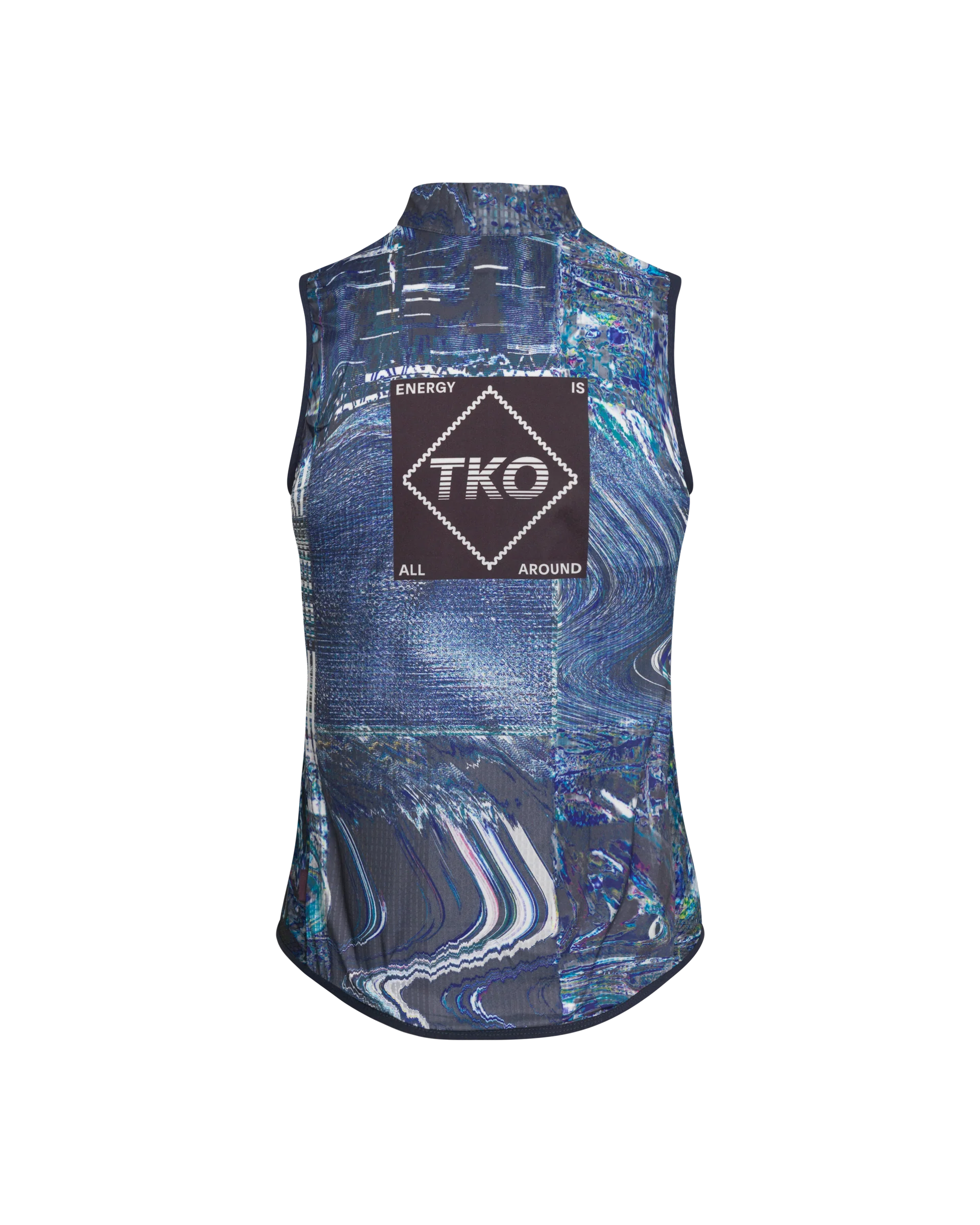 PNS T.K.O. Mechanism Women's Stow Away Gilet Human Error Blue - Image 3