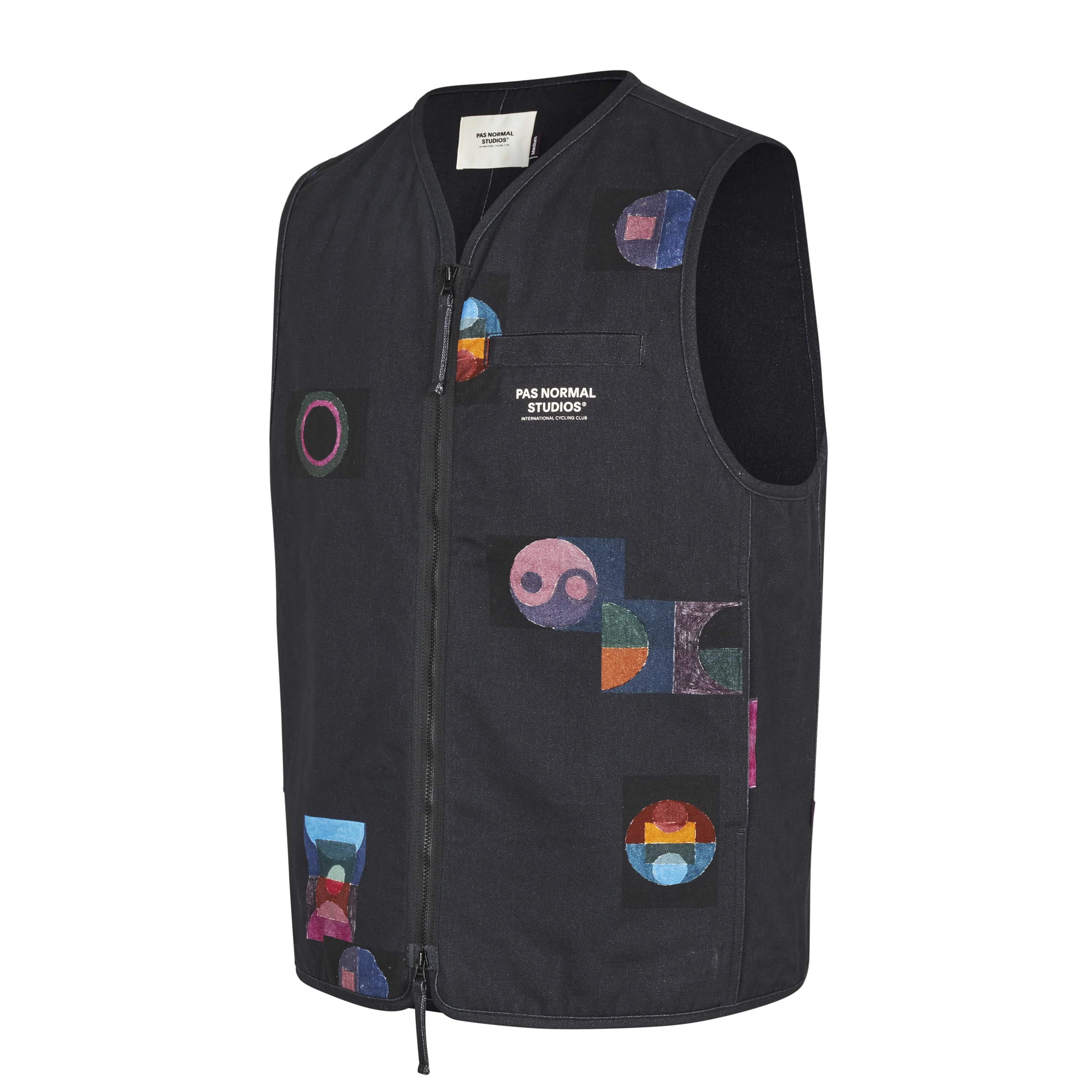 PNS T.K.O. Off-Race Cotton Twill Vest Charcoal - Image 3