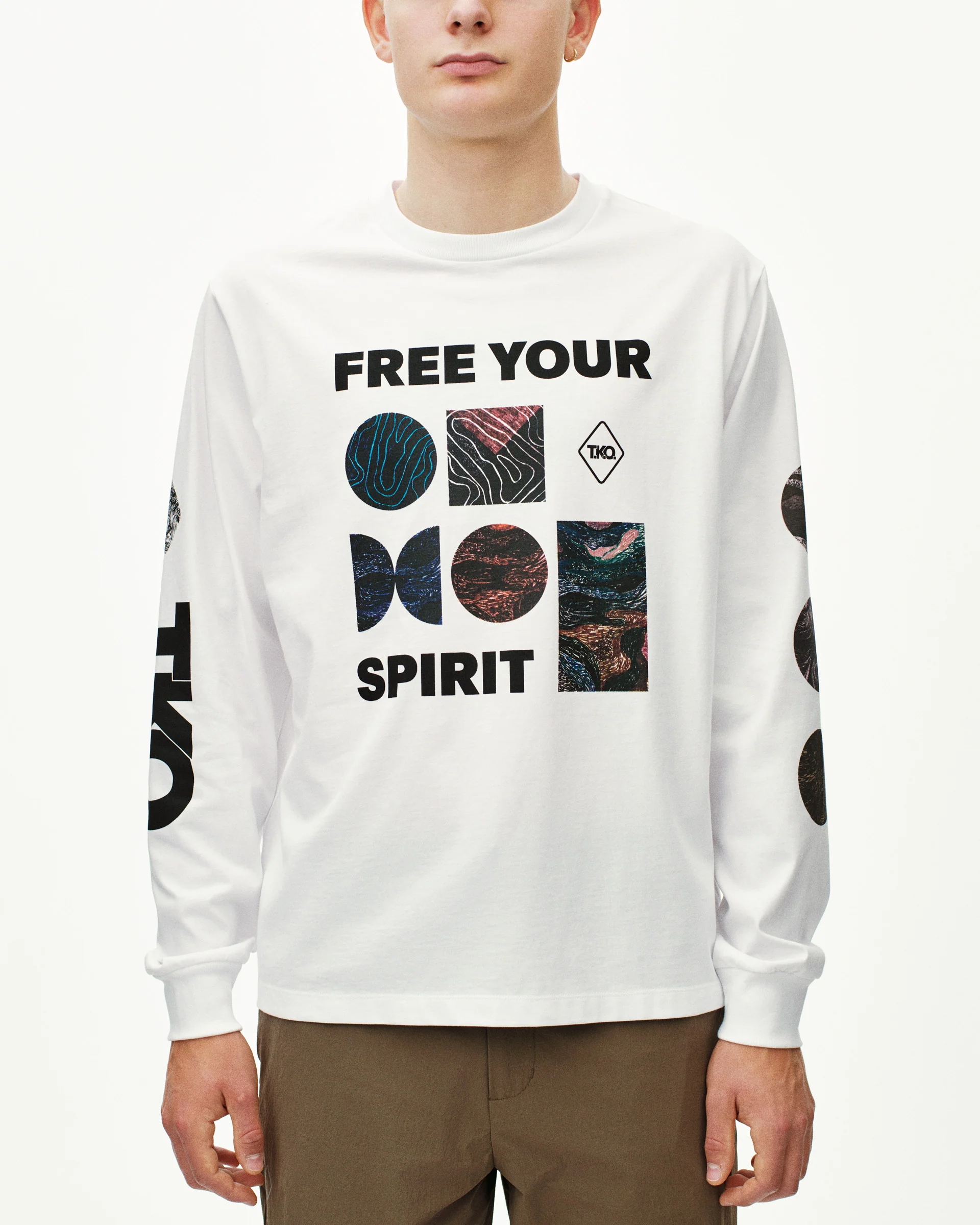 PNS T.K.O. Off-Race Long Sleeve T-Shirt White - Image 5