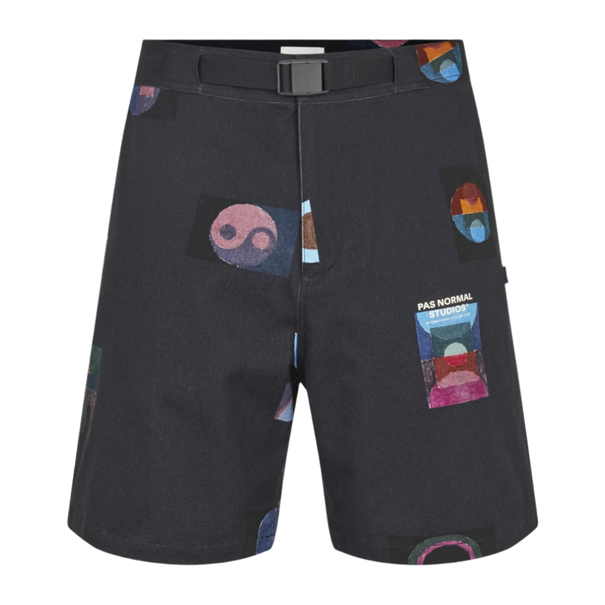 PNS T.K.O. Off-Race Men's Cotton Twill Shorts Charcoal