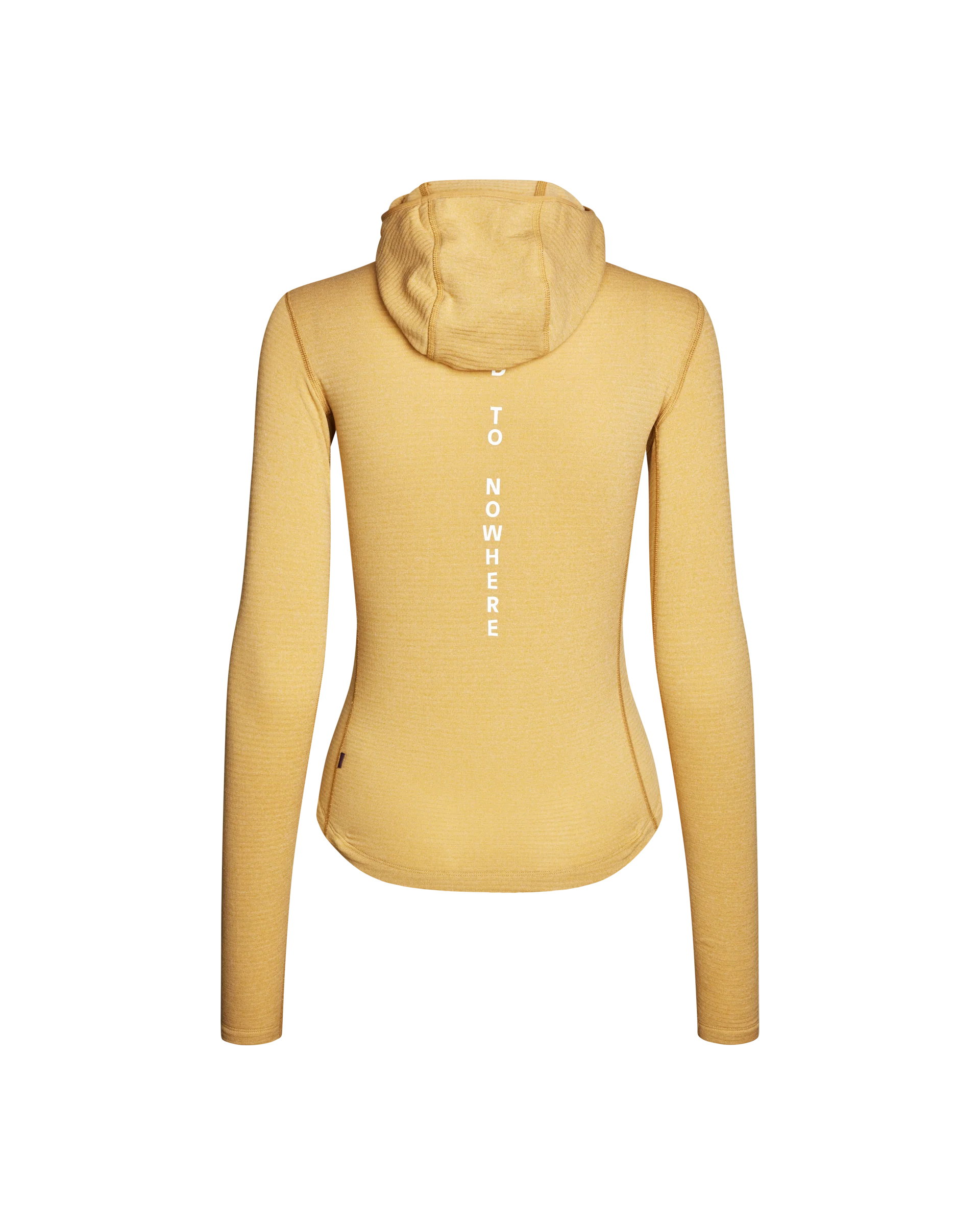 PNS Women's Thermal Hooded Longsleeve Windproof Baselayer Camel/Maroon - Image 3