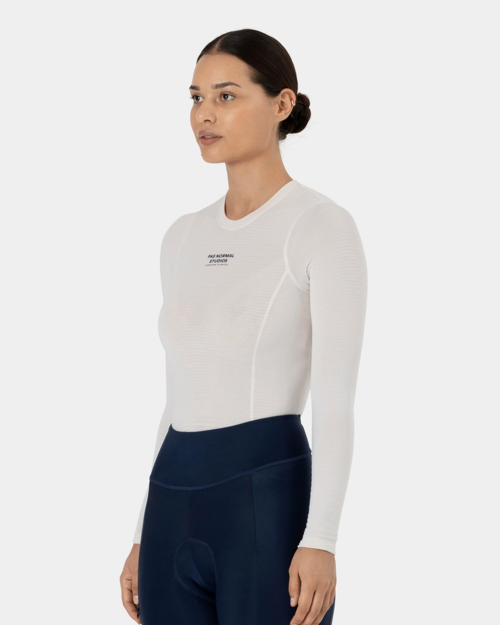 PNS Women's Thermal Longsleeve Baselayer Off-White - Image 3