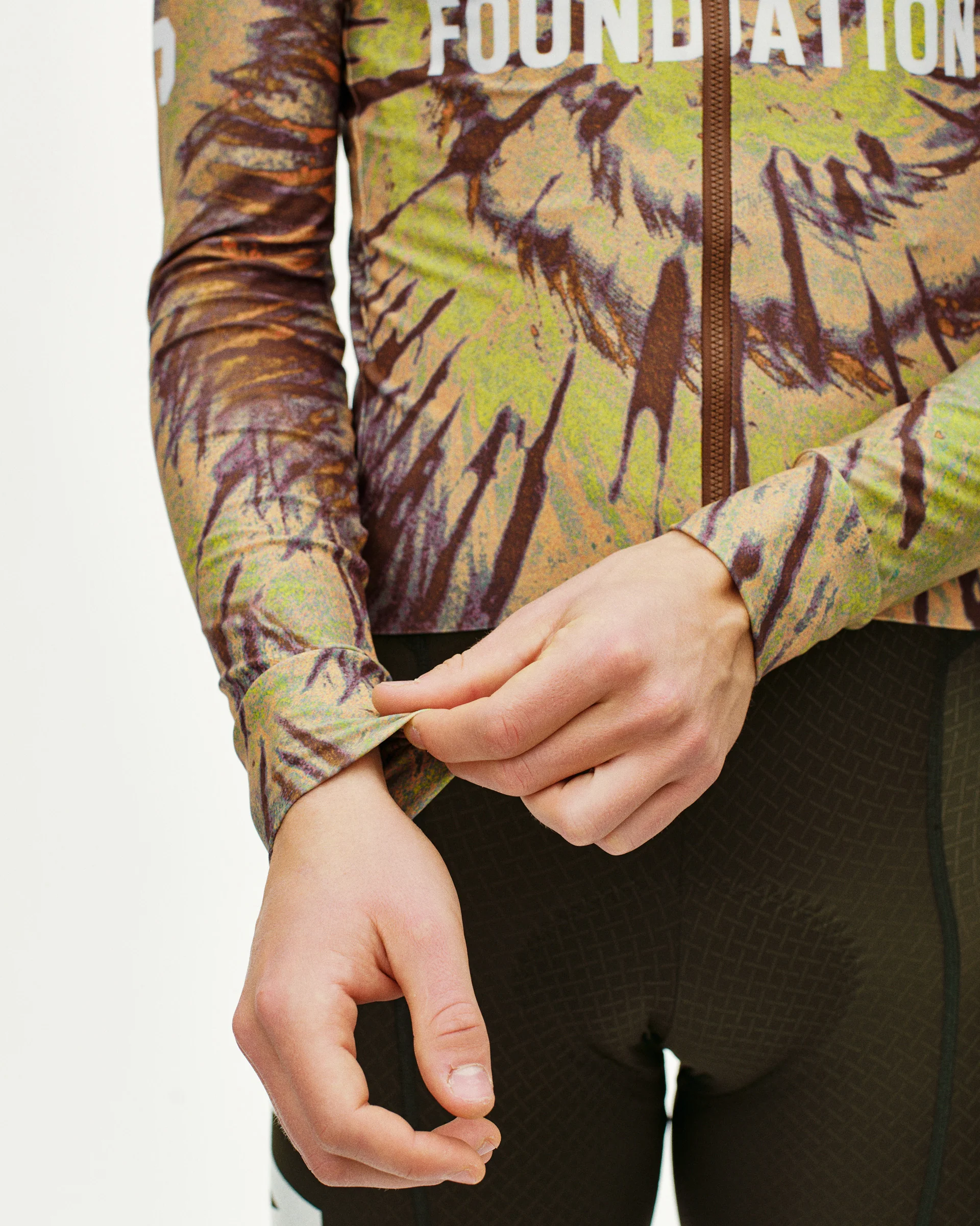 PNS x STFR Mechanism Men's Long Sleeve Jersey Beige - Image 6
