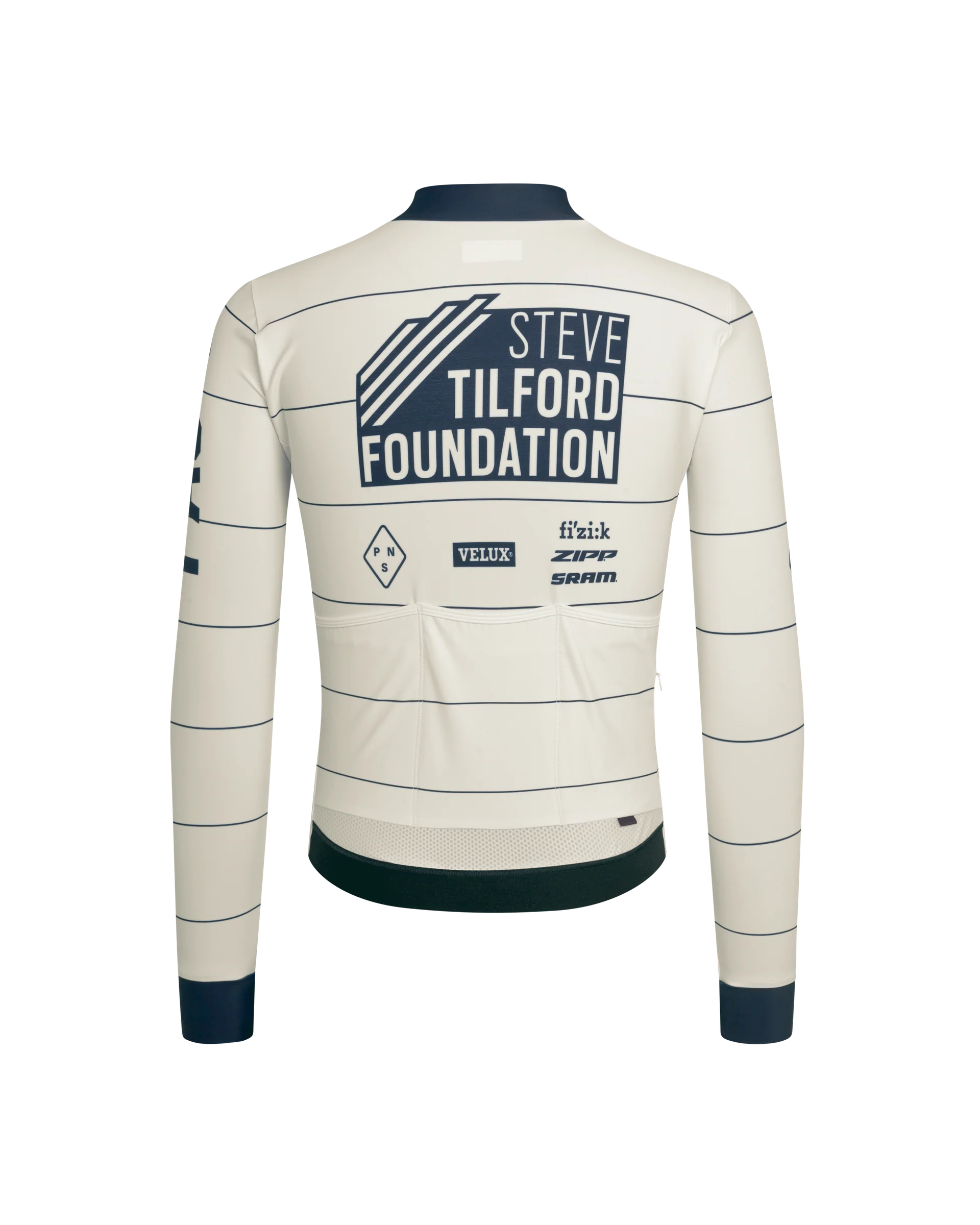 PNS x STFR Mechanism Men's Longsleeve Jersey Off-White - Image 2