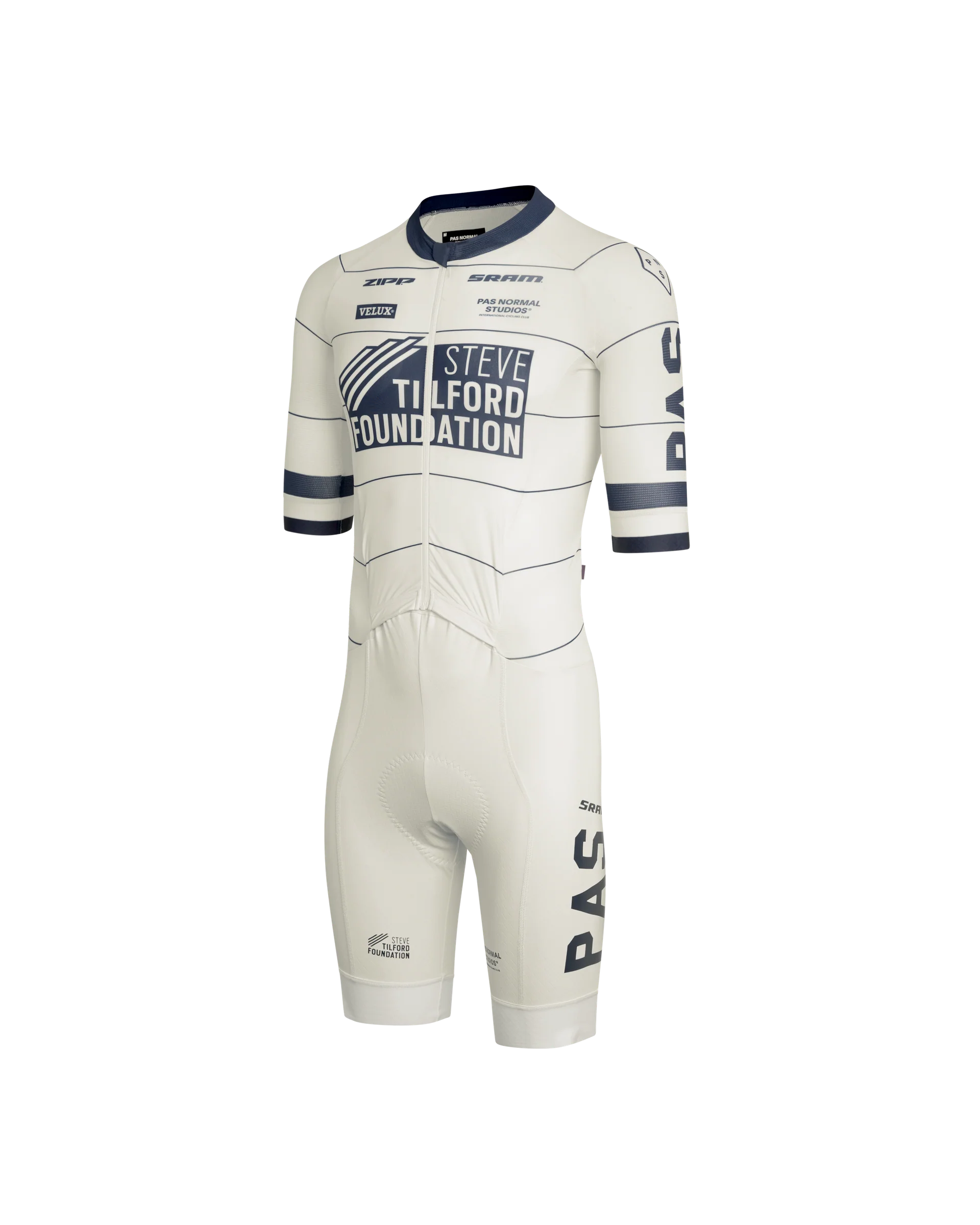 PNS x STFR Mechanism Men's Speedsuit Off-White - Image 3