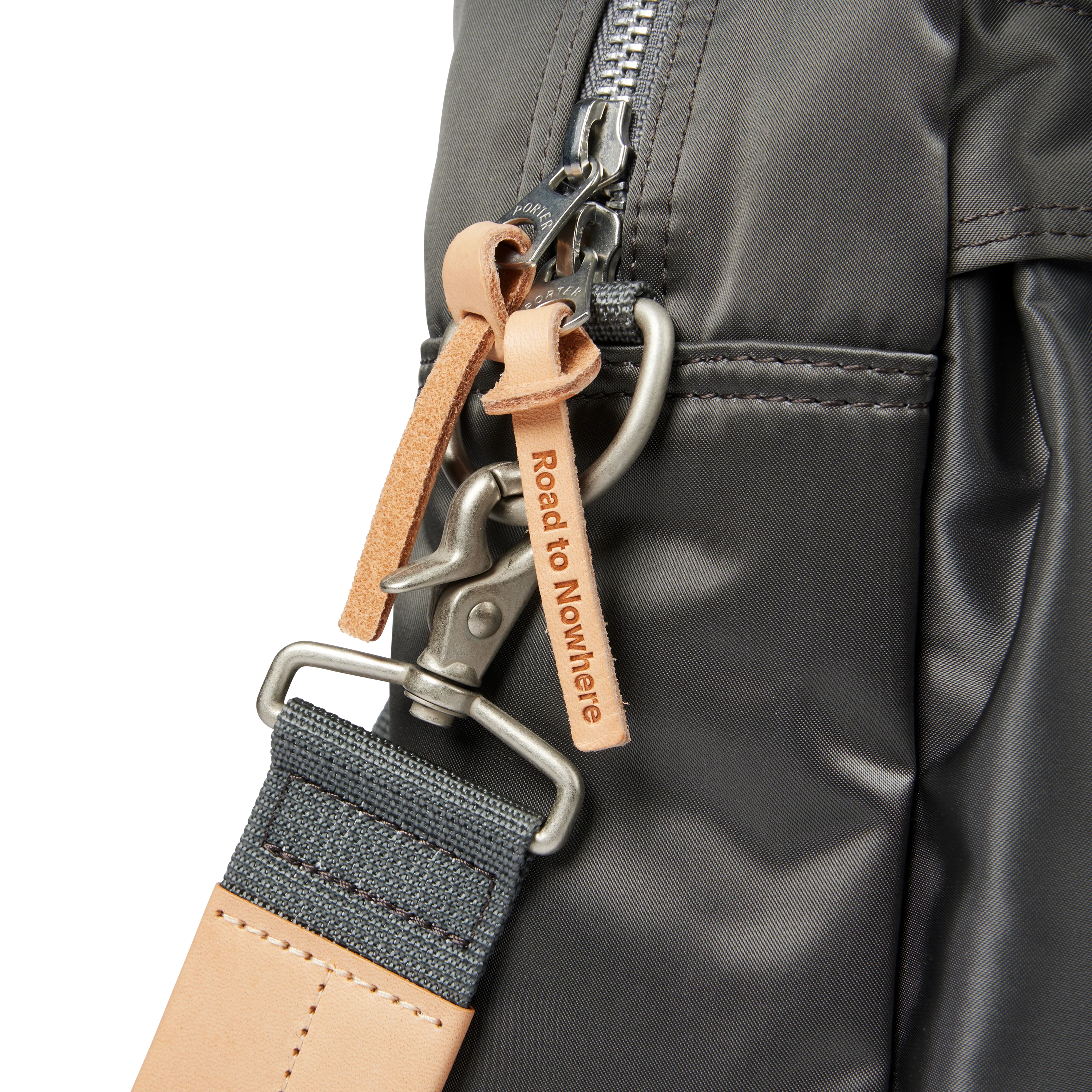 Porter-Yoshida x PNS 2-Way Briefcase Grey - Image 6