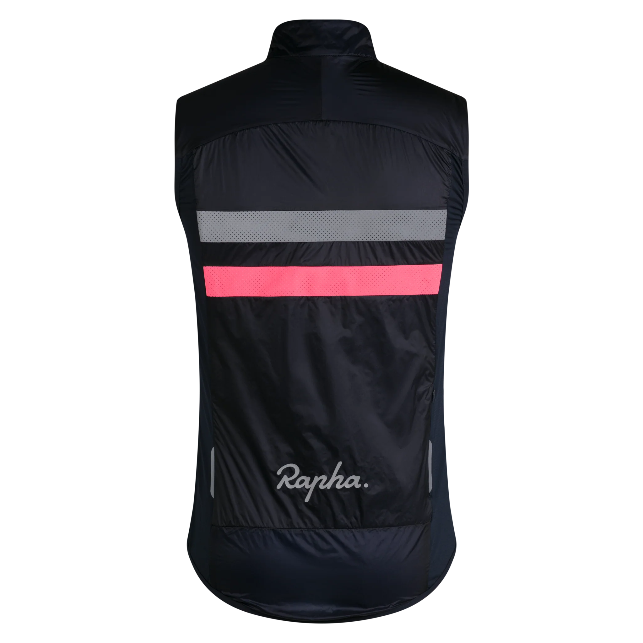 Rapha Brevet Men's Insulated Gilet Dark Navy/Hi-Vis Pink - Image 2
