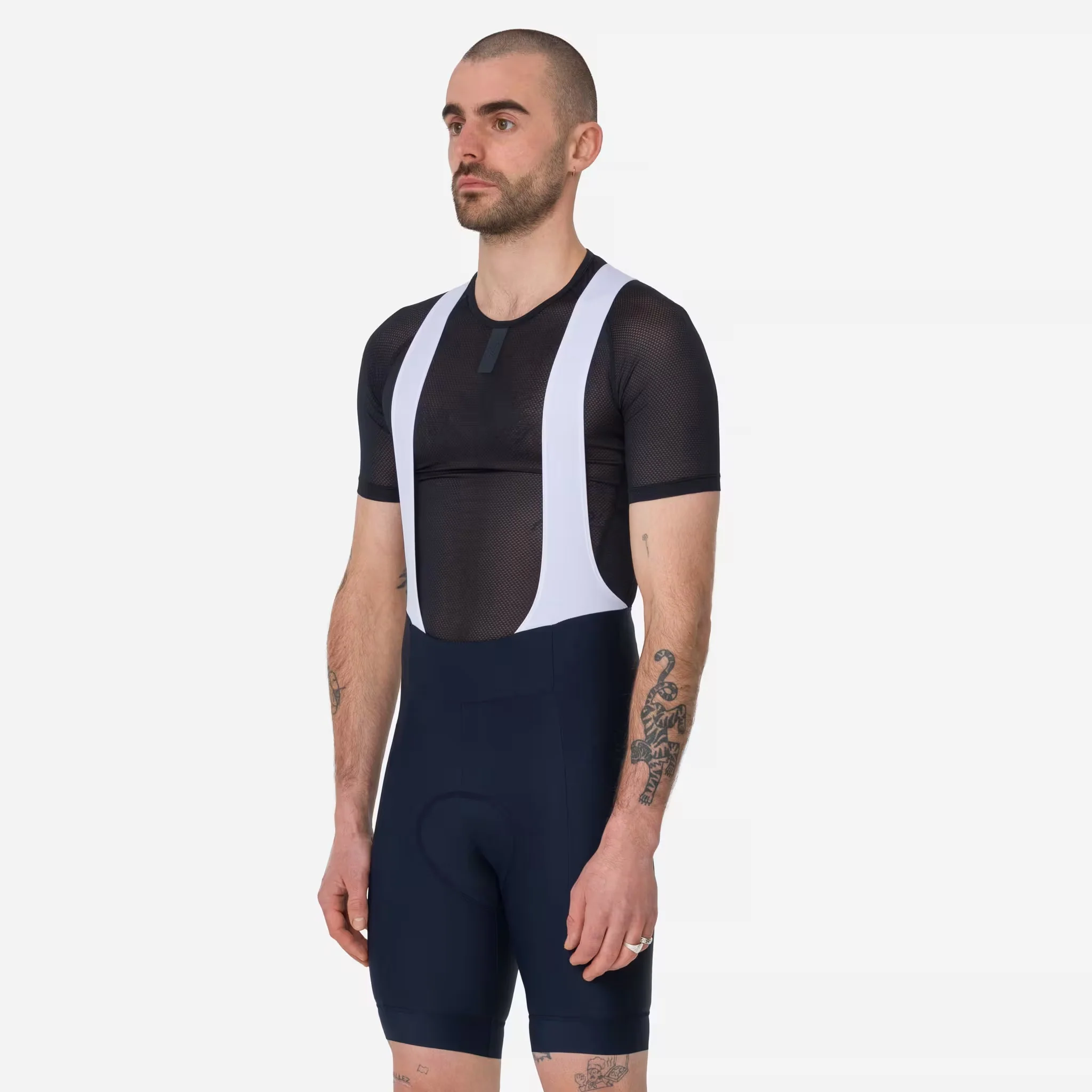 Rapha Core Men's Bib Shorts Dark Navy/White - Image 4
