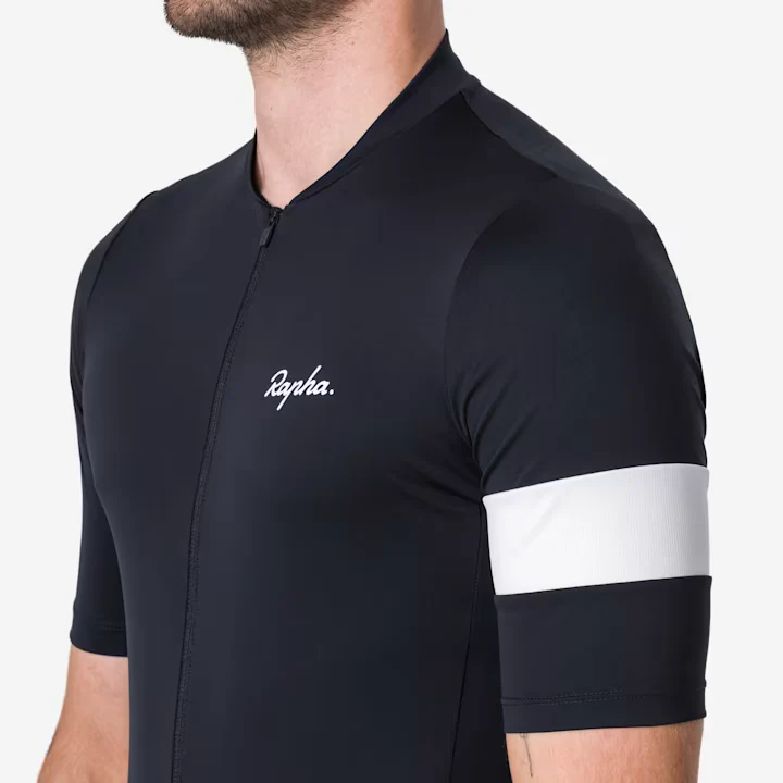 Rapha Core Men's Jersey Black/White - Image 5