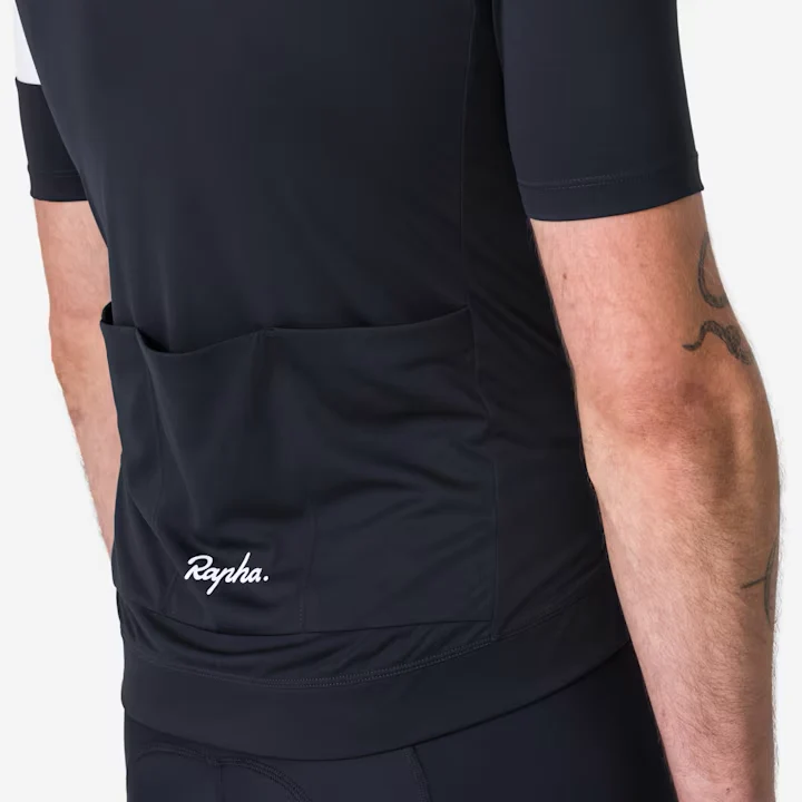 Rapha Core Men's Jersey Black/White - Image 6