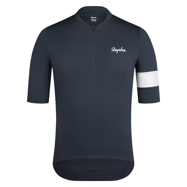 Rapha Core Men's Jersey Dark Grey/White