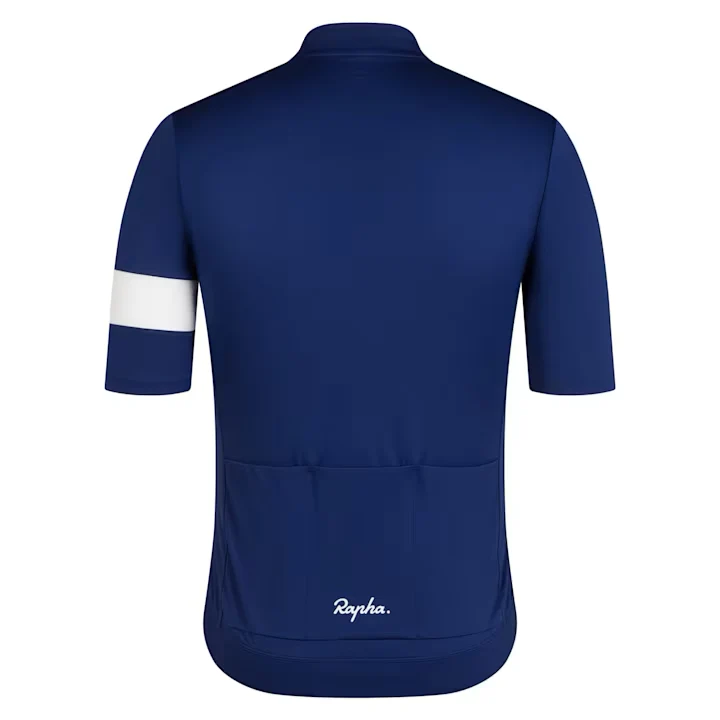 Rapha Core Men's Jersey Navy/White - Image 3