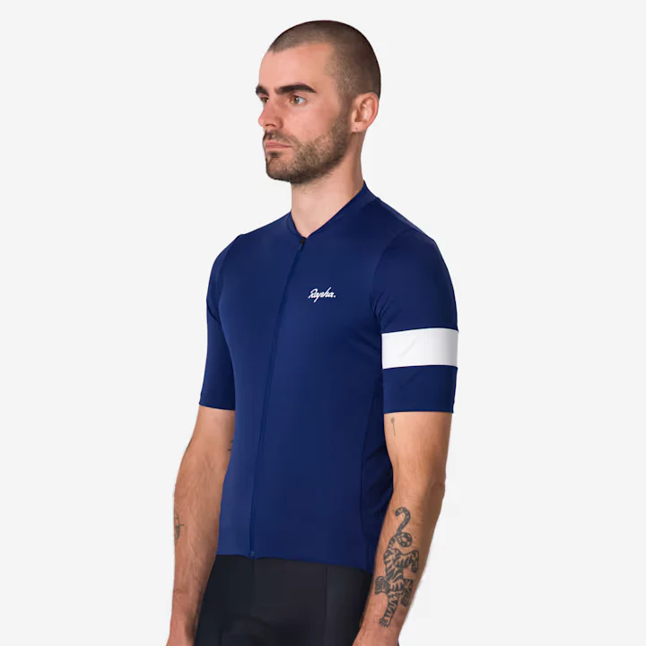 Rapha Core Men's Jersey Navy/White - Image 4