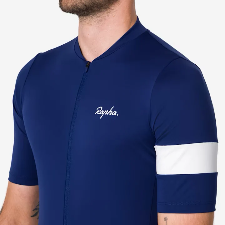 Rapha Core Men's Jersey Navy/White - Image 5