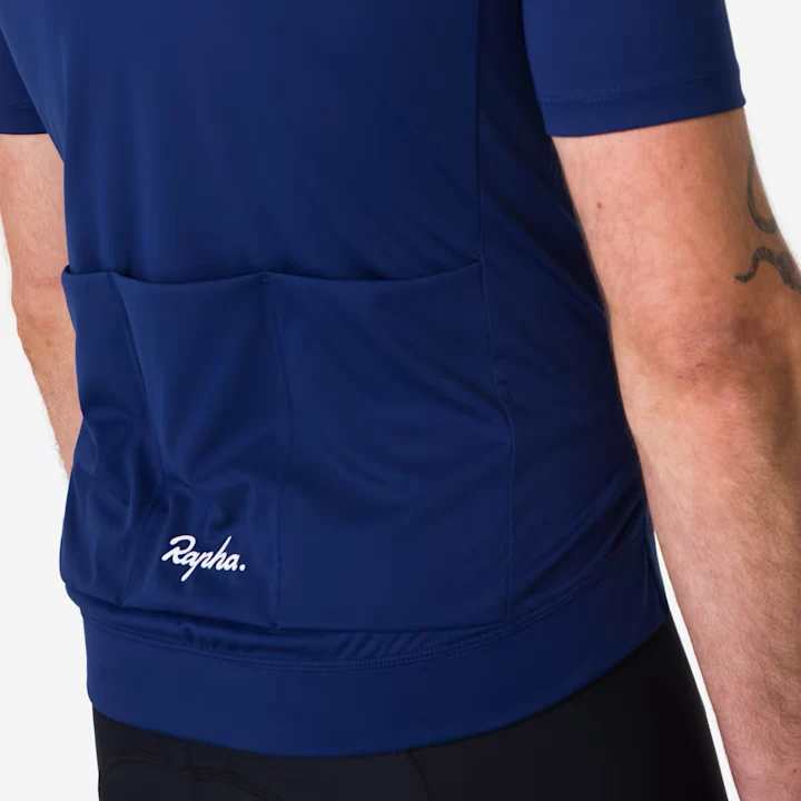 Rapha Core Men's Jersey Navy/White - Image 6
