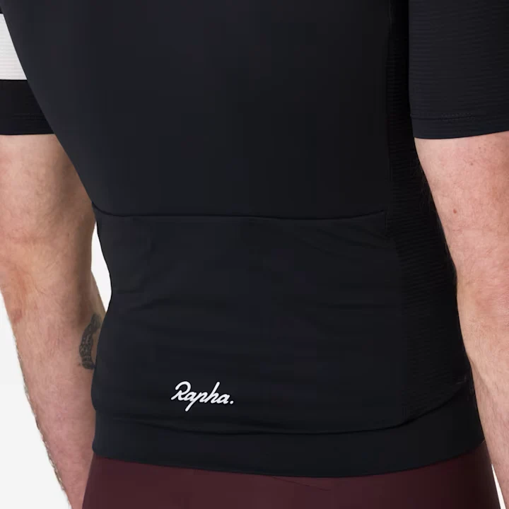 Rapha Core Men's Lightweight Jersey Black/White - Image 6