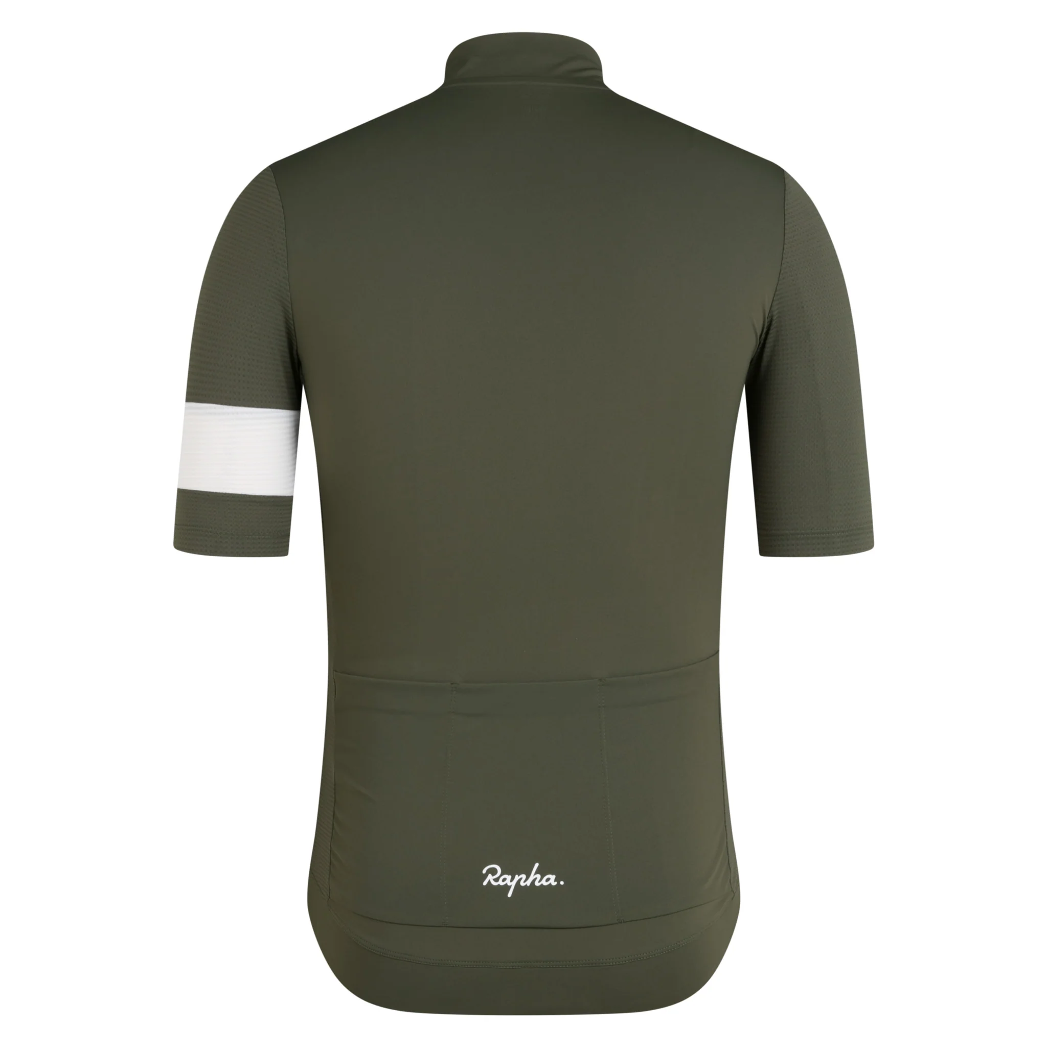 Rapha Core Men's Lightweight Jersey Dark Green/White - Image 2