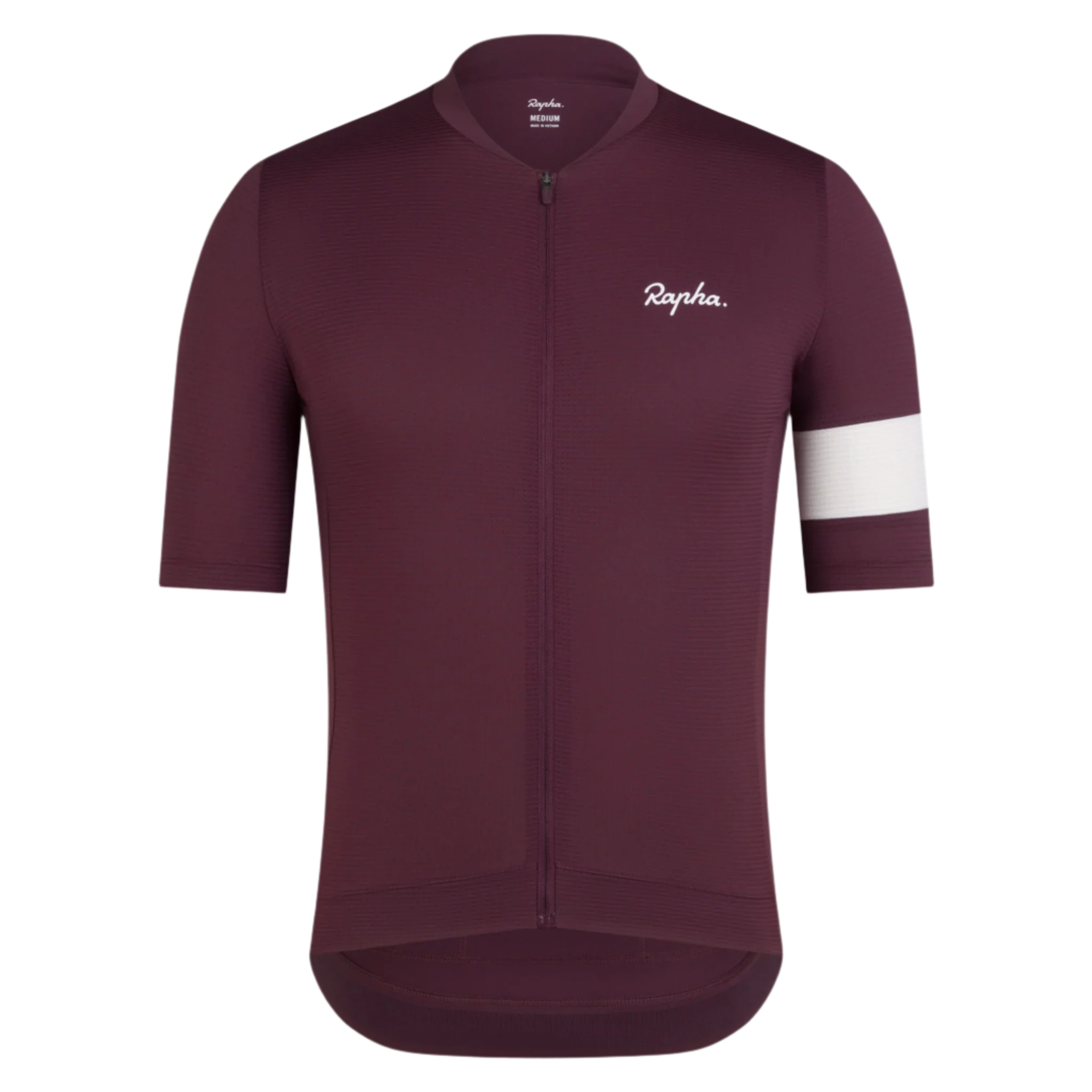Rapha Core Men's Lightweight Jersey Mahogany/White