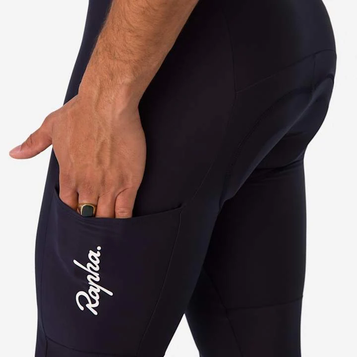 Rapha Core Men's Padded Cargo Winter Tights Black - Image 4