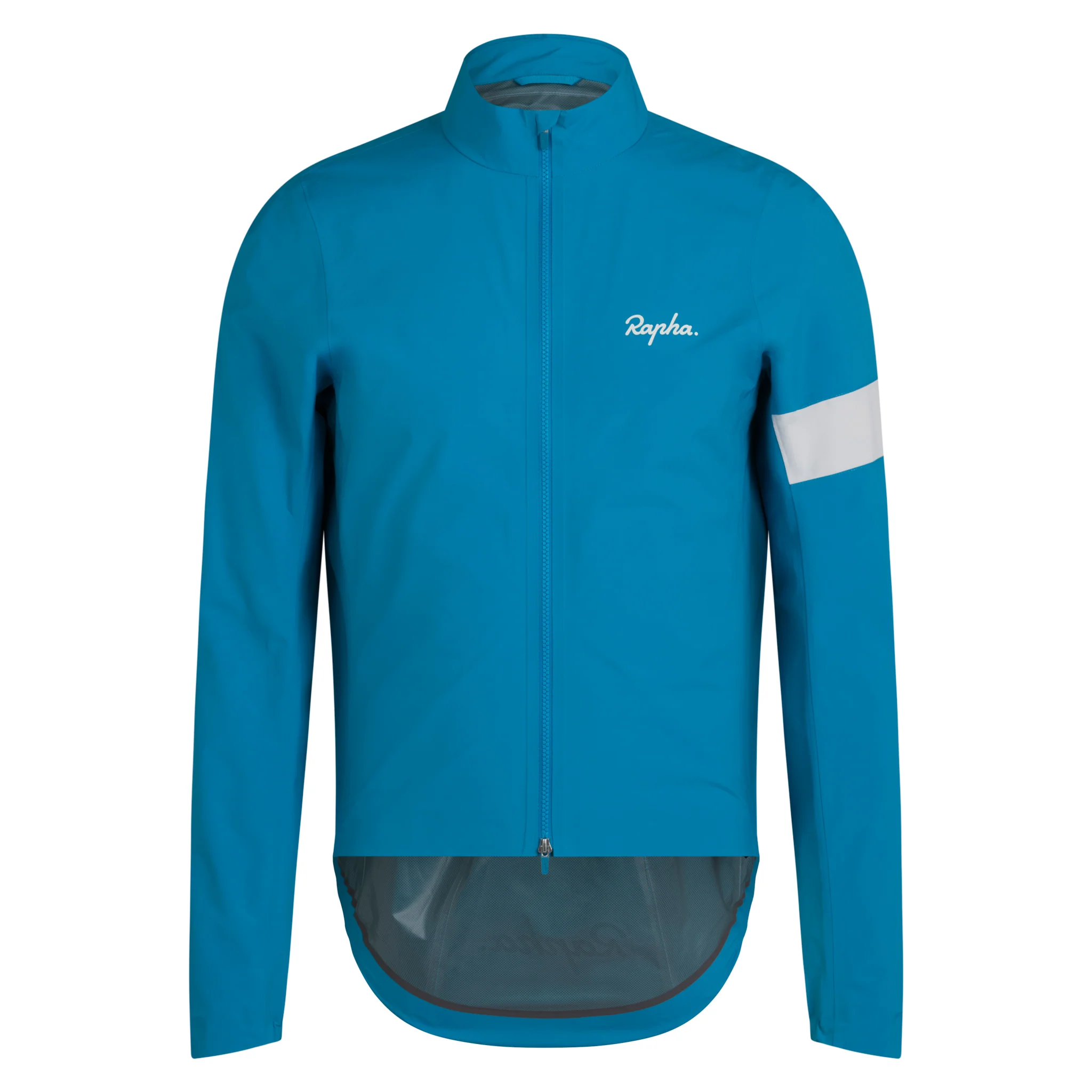 Rapha Core Men's Rain Jacket III Teal Blue/White