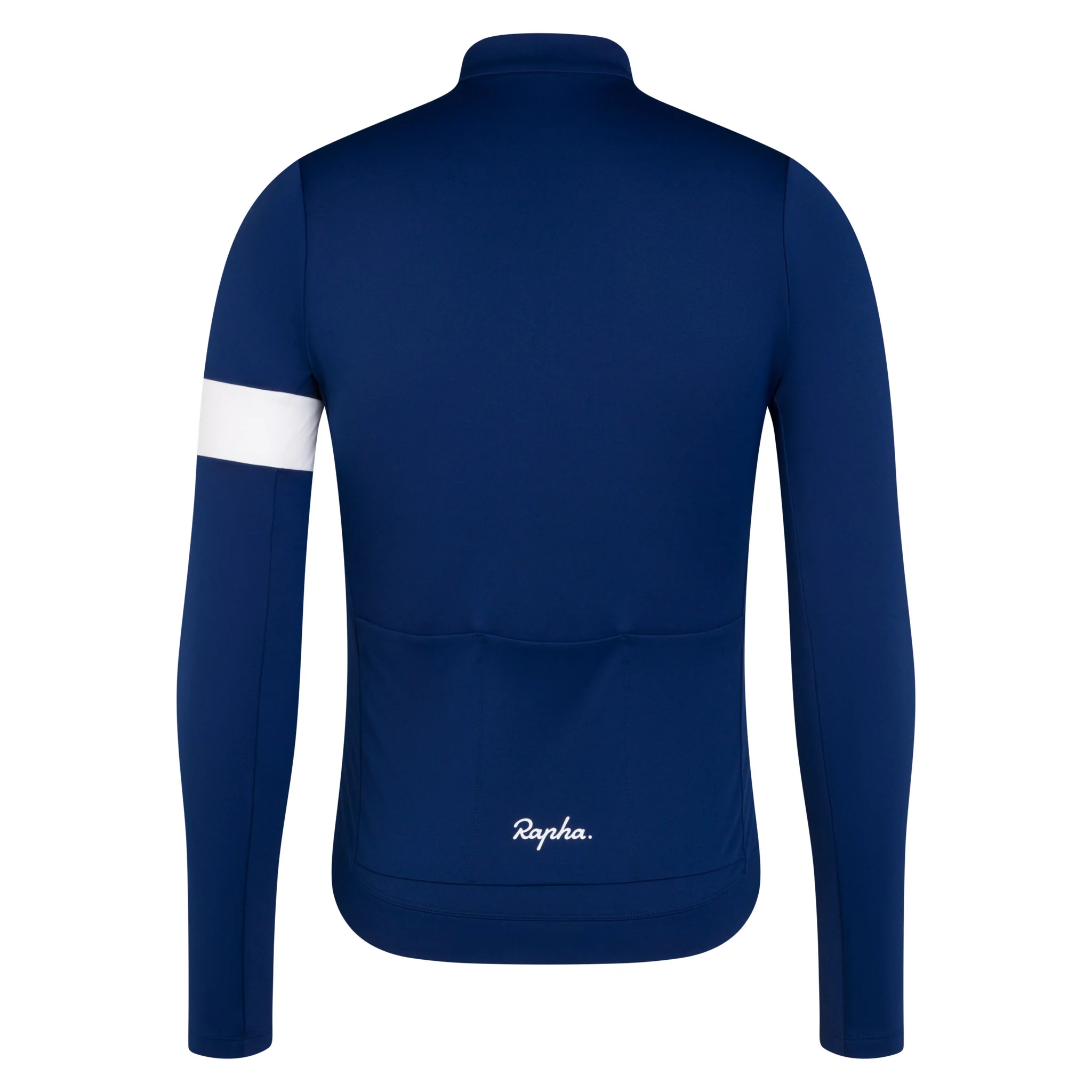 Rapha Core Men's Thermal Longsleeve Jersey Navy/White - Image 2