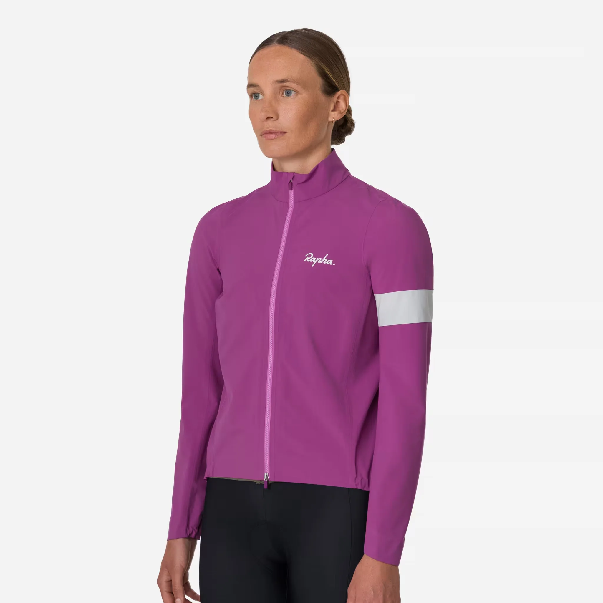 Rapha Core Women's Rain Jacket III Amethyst/White - Image 2