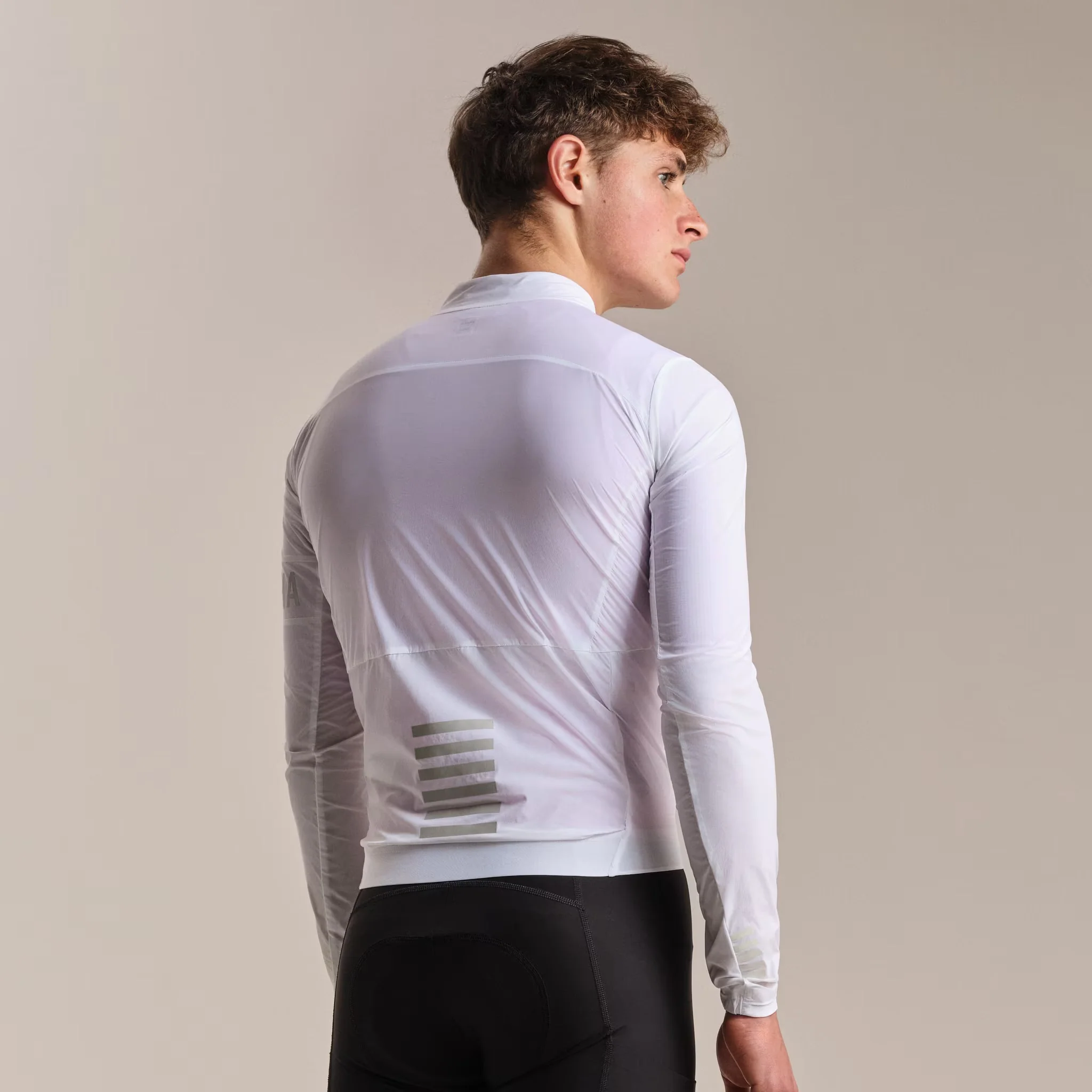 Rapha Men's Pro Team Lightweight Wind Jacket White/Silver - Image 4