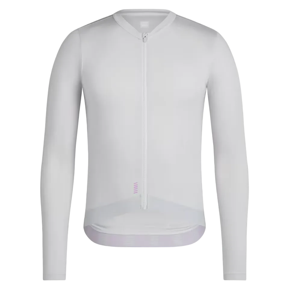 Rapha Men's Pro Team Long Sleeve Lightweight Jersey III Silver/Quartz