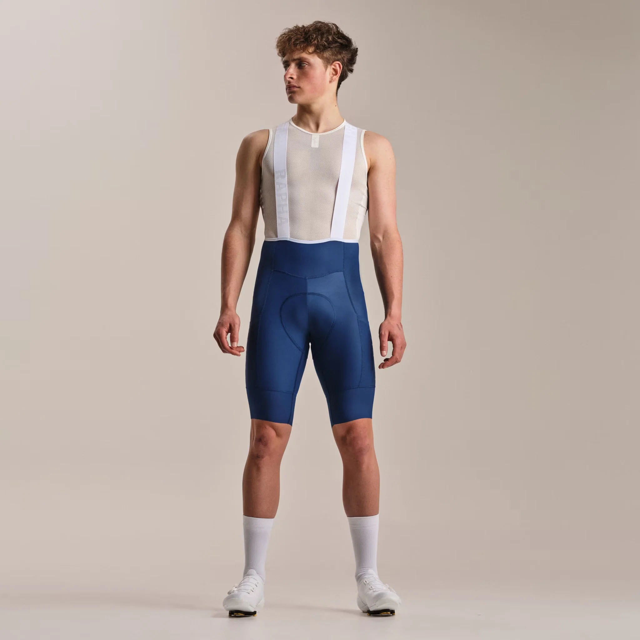 Rapha Pro Team Men's Cargo Bib Shorts Regular Fossil Blue/Black - Image 3