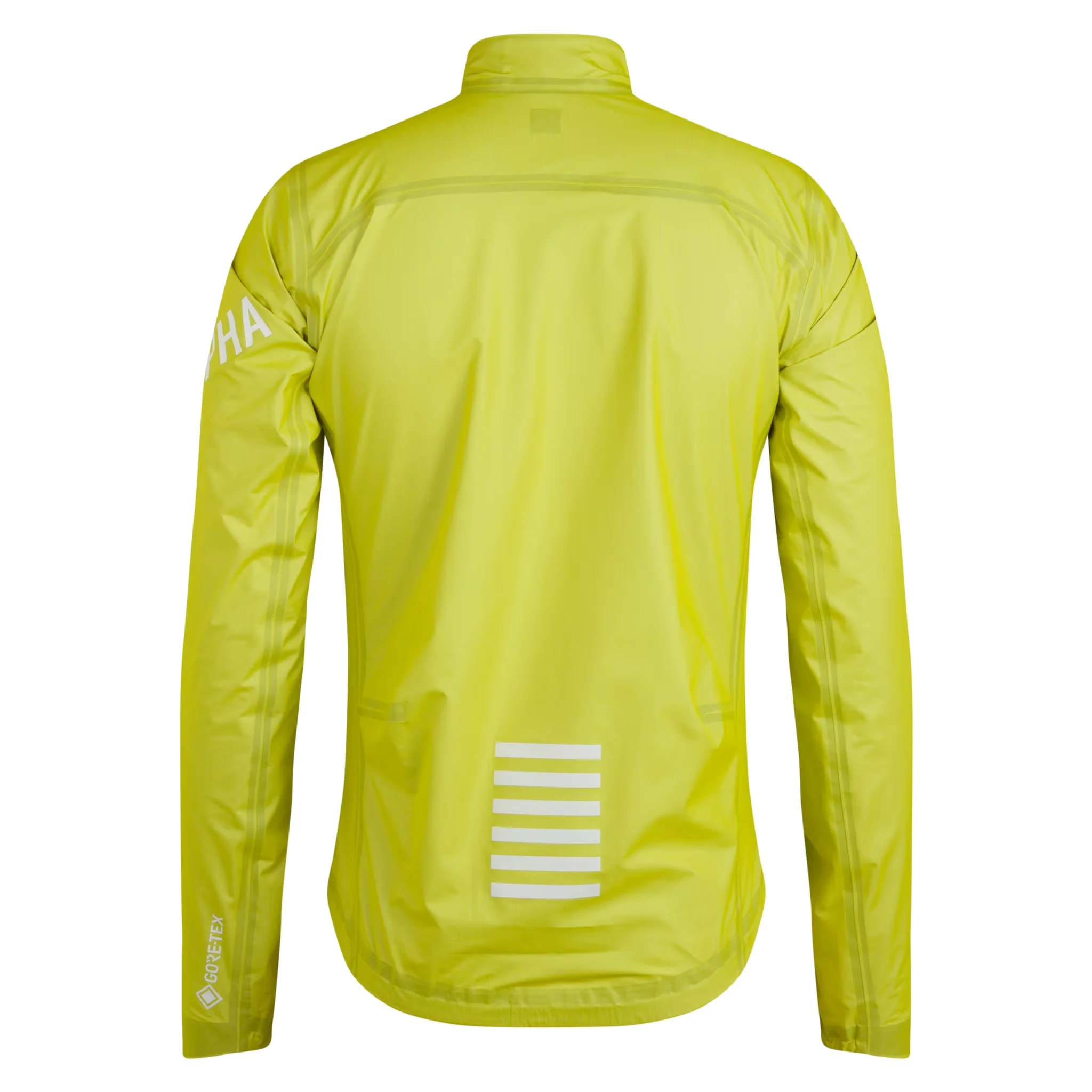 Rapha Pro Team Men's Gore-Tex Lightweight Rain Jacket Chartreuse/White - Image 2