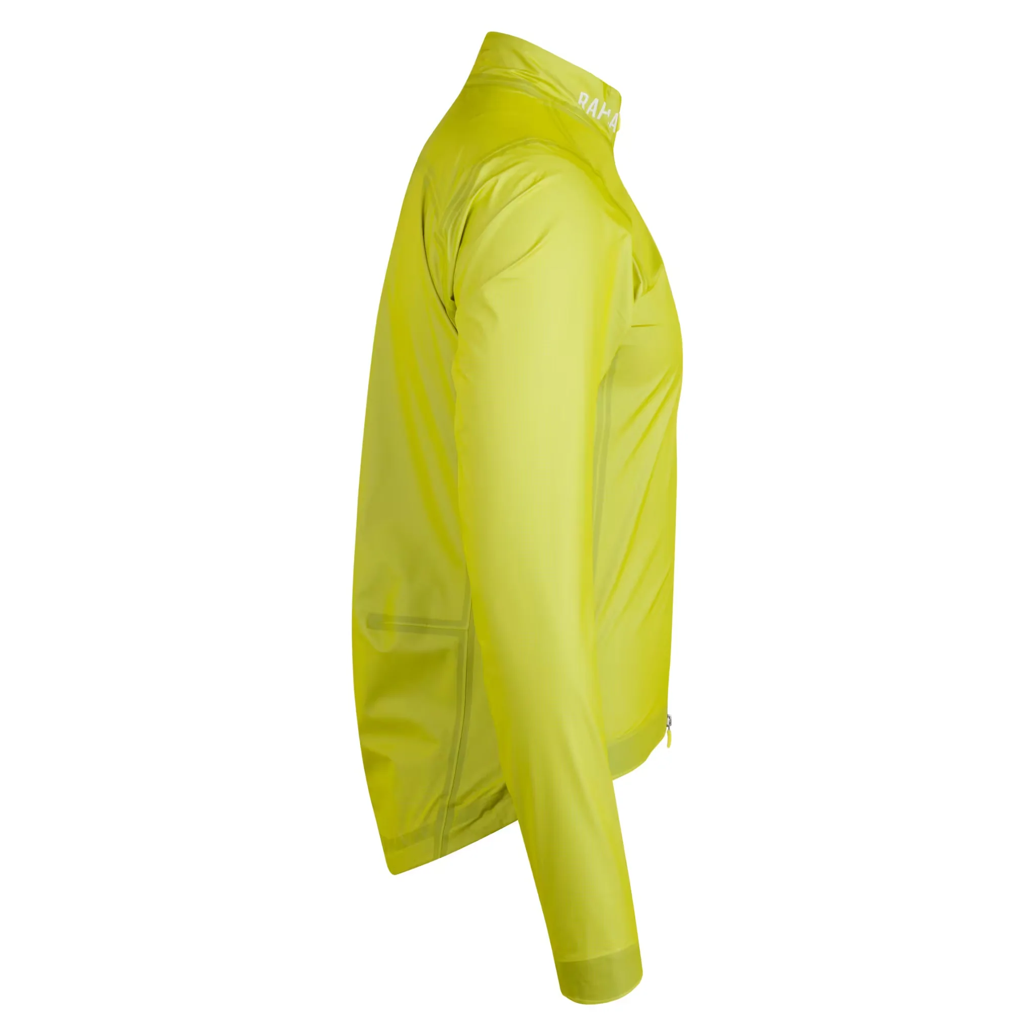 Rapha Pro Team Men's Gore-Tex Lightweight Rain Jacket Chartreuse/White - Image 4