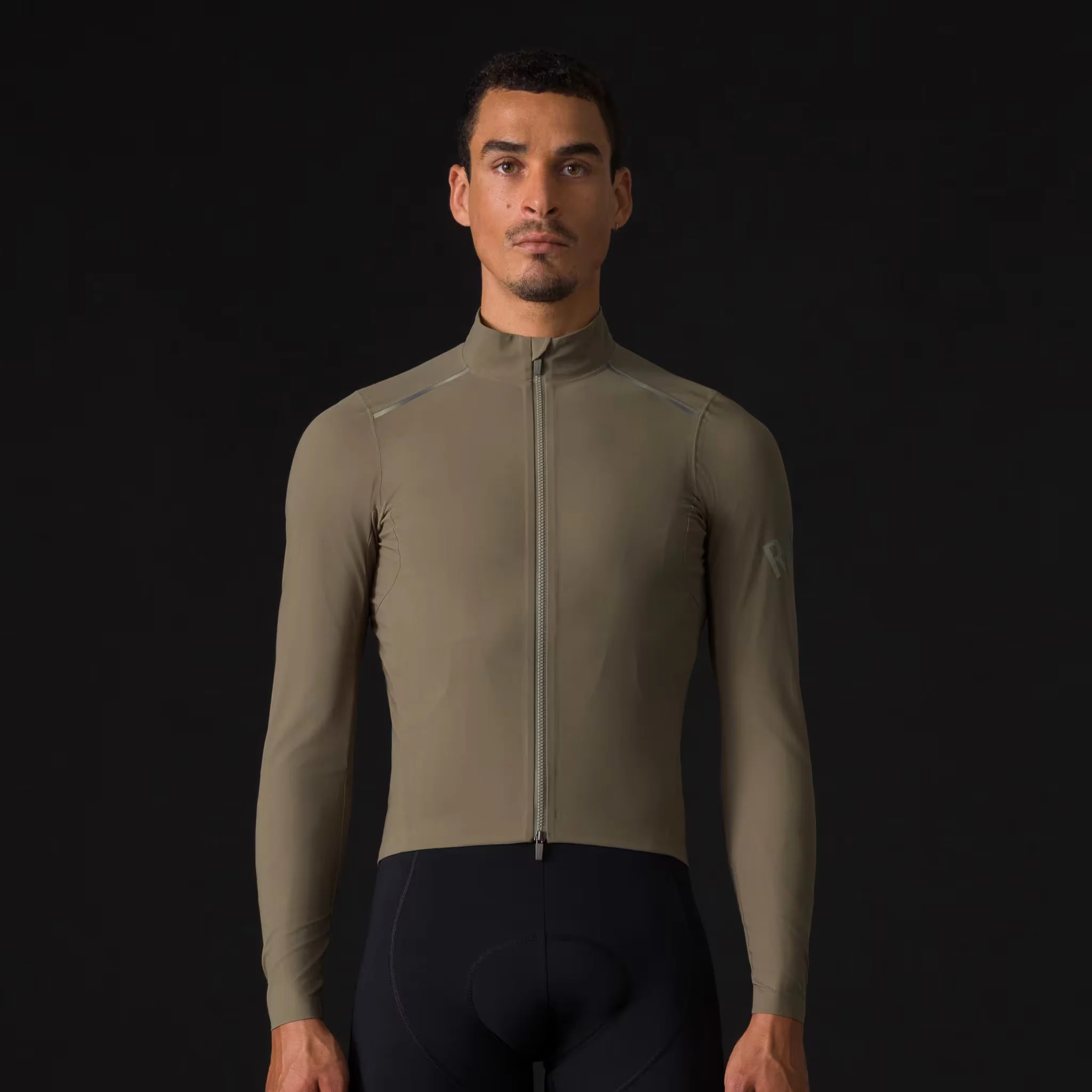 Rapha Pro Team Men's Long Sleeve Shadow Jersey Moss Green/Khaki Reflective - Image 2