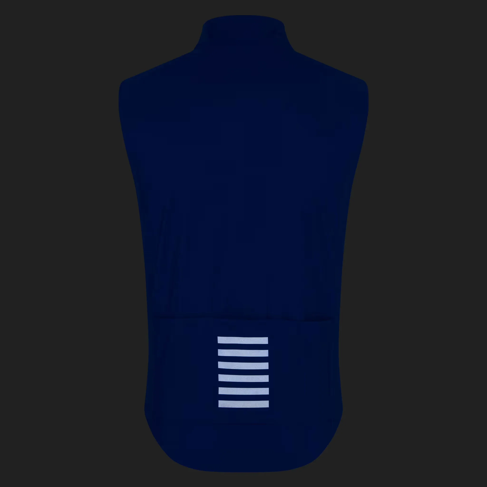 Rapha Pro Team Men's Shadow Gilet Blue/Silver Reflective - Image 8
