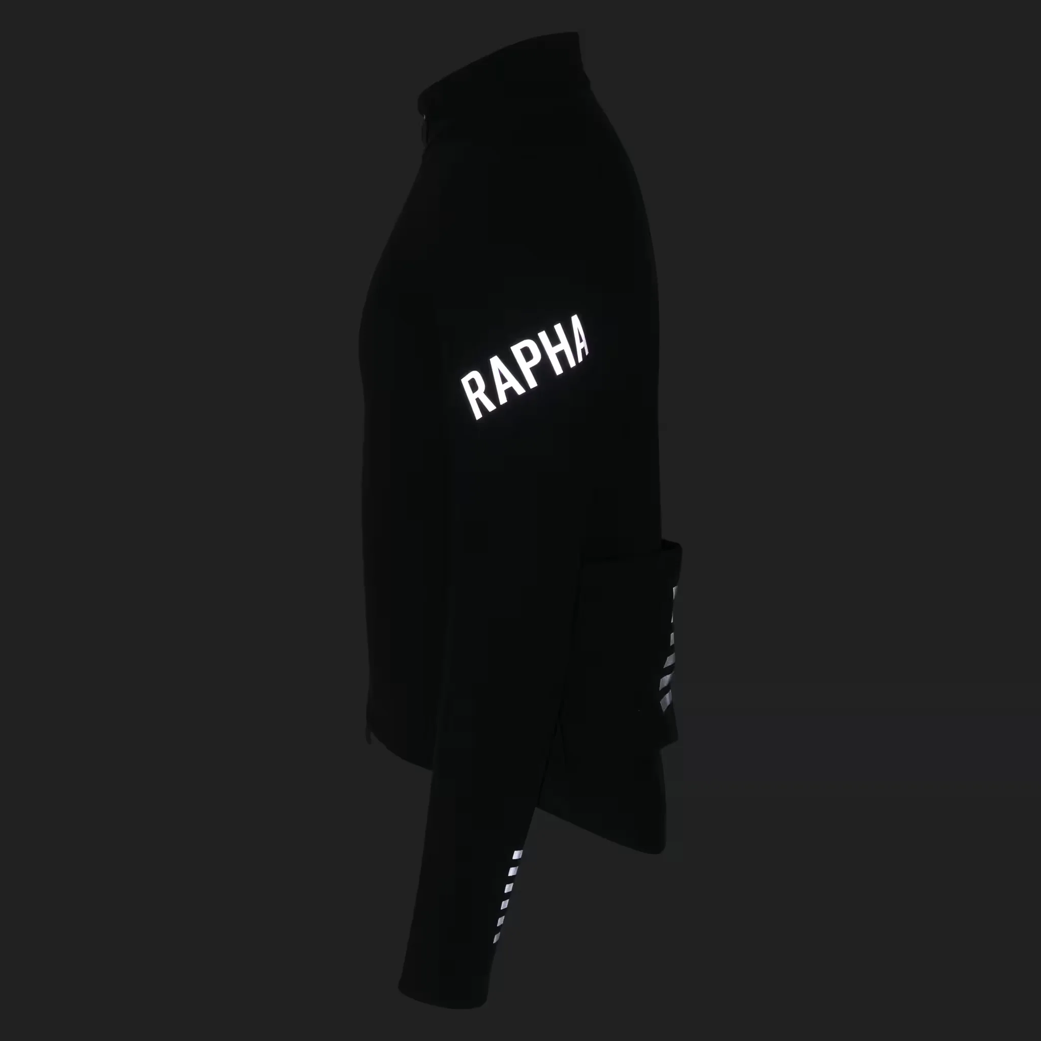 Rapha Pro Team Men's Shadow Winter Jacket Black/Silver Reflective - Image 7