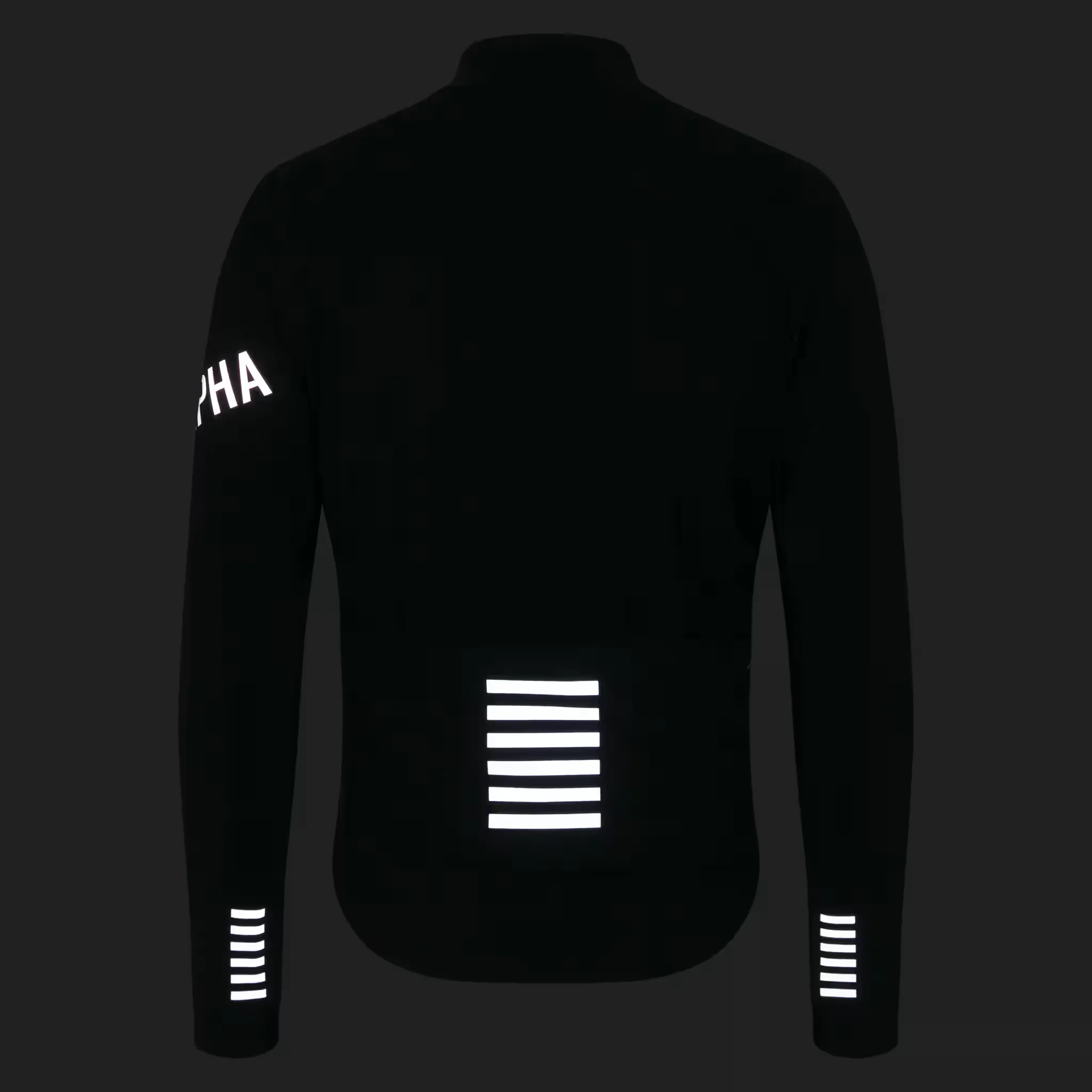 Rapha Pro Team Men's Shadow Winter Jacket Black/Silver Reflective - Image 8