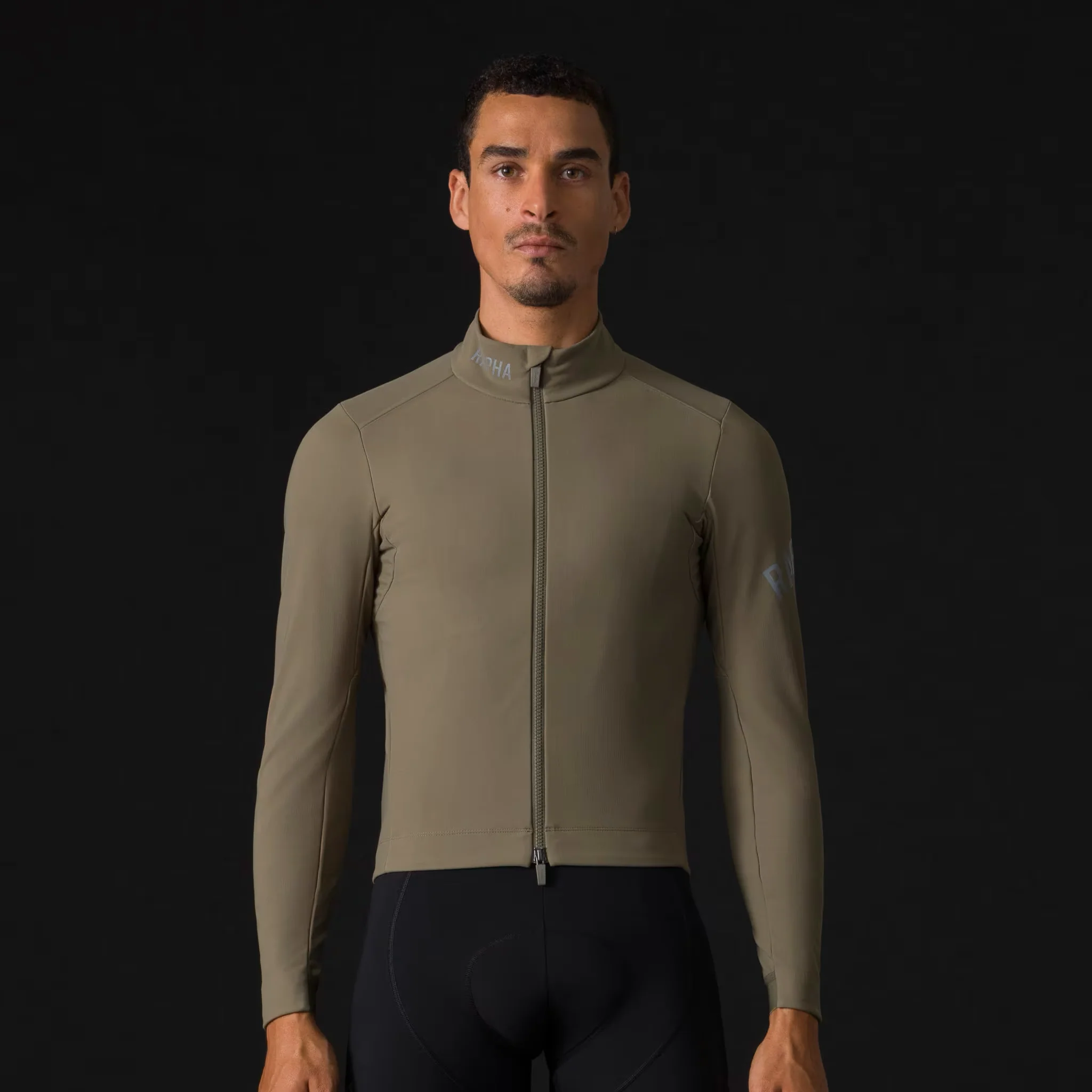 Rapha Pro Team Men's Shadow Winter Jacket Moss Green/Silver Reflective - Image 2
