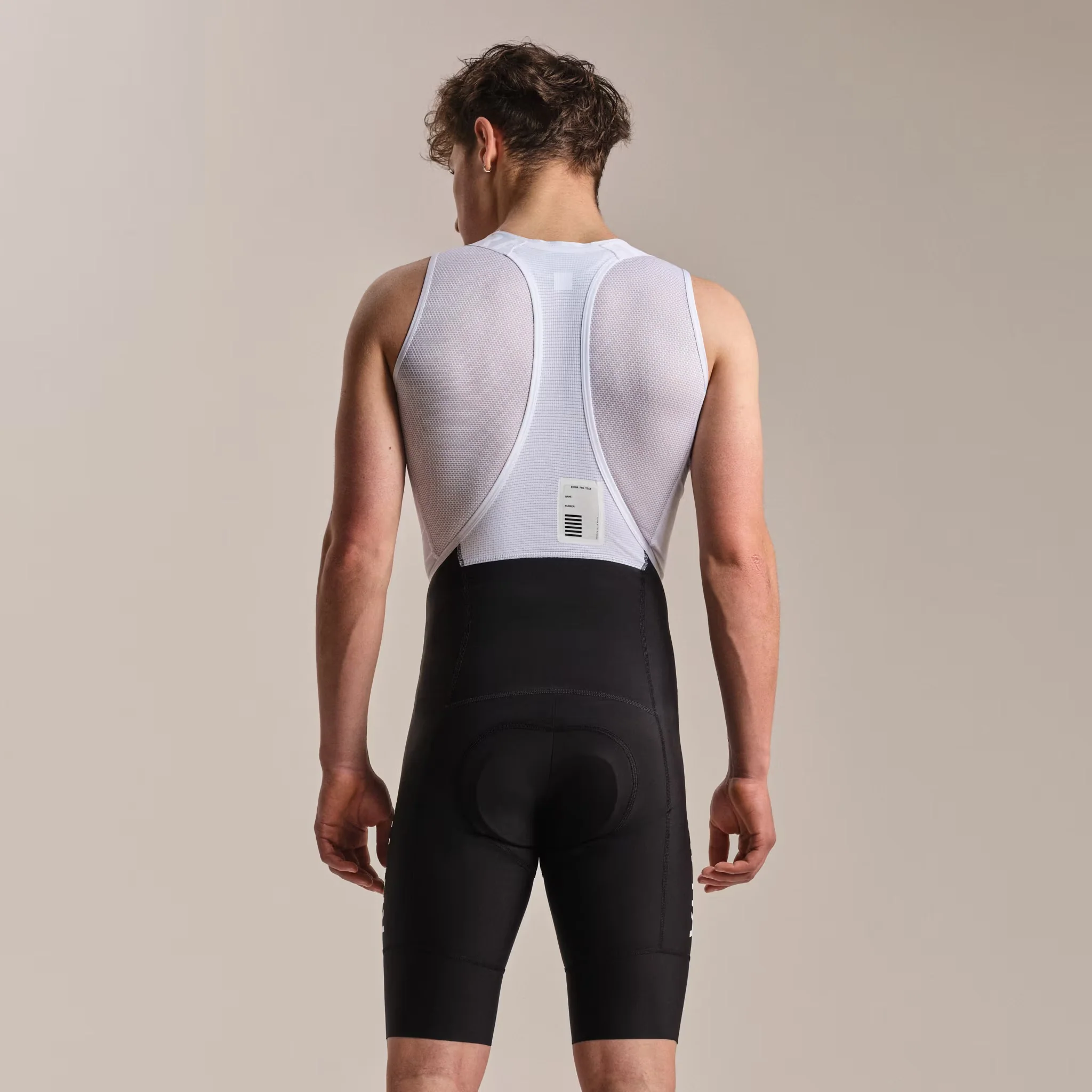 Rapha Pro Team Men's Training Bib Shorts II Regular Black/White - Image 4