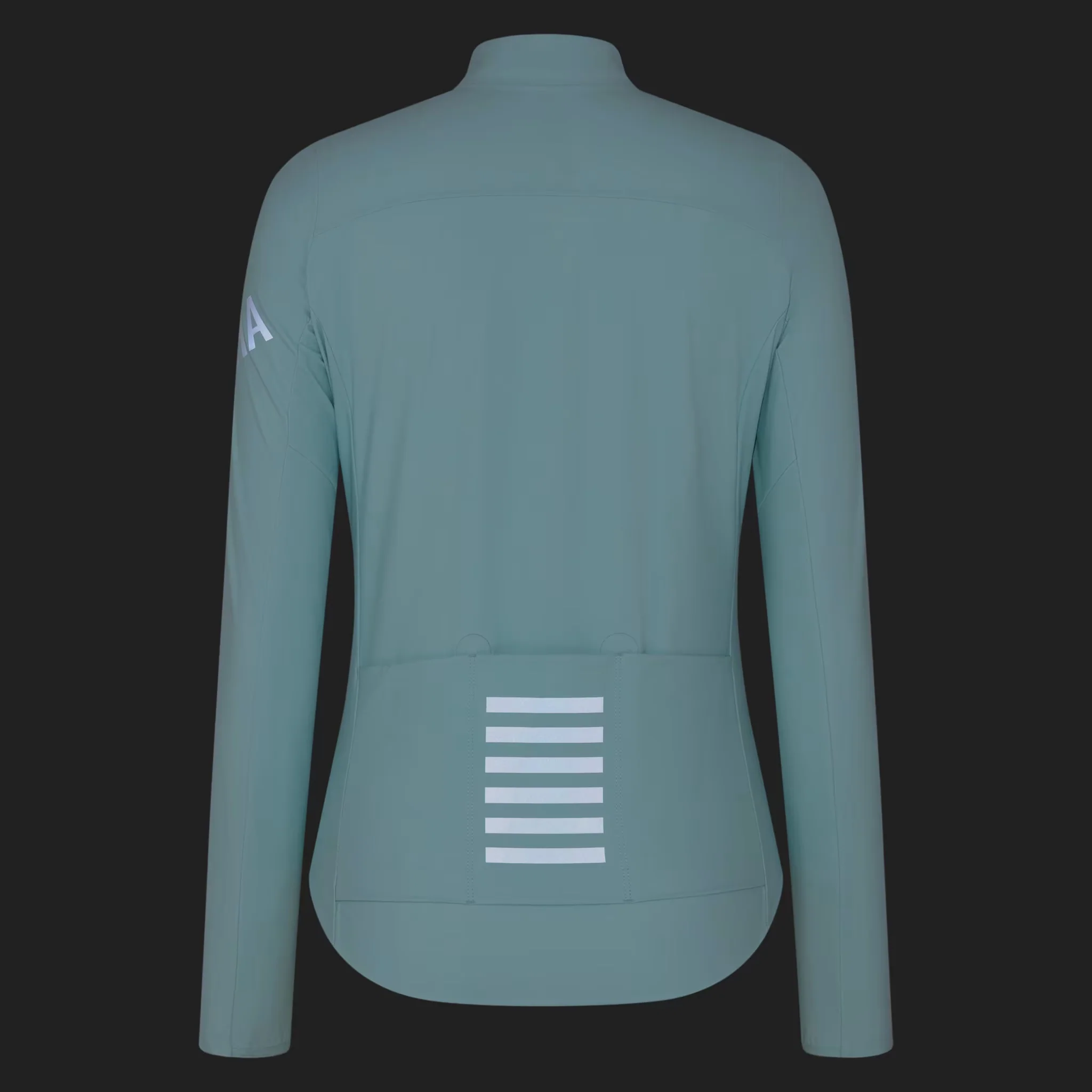 Rapha Pro Team Women's Long Sleeve Shadow Jersey Aqua/White - Image 8